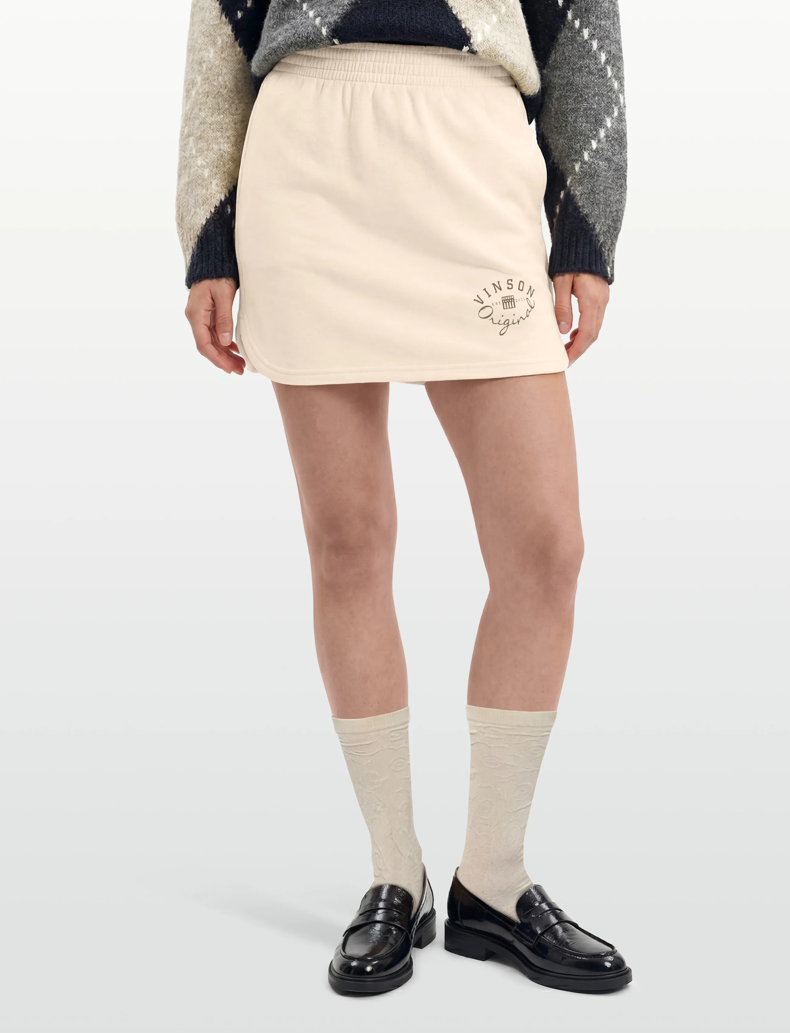VINSON - SCARLET COT PE SW VIN W SKIRT - madalaimad hinnad - 13-0908tcx parchment - 4