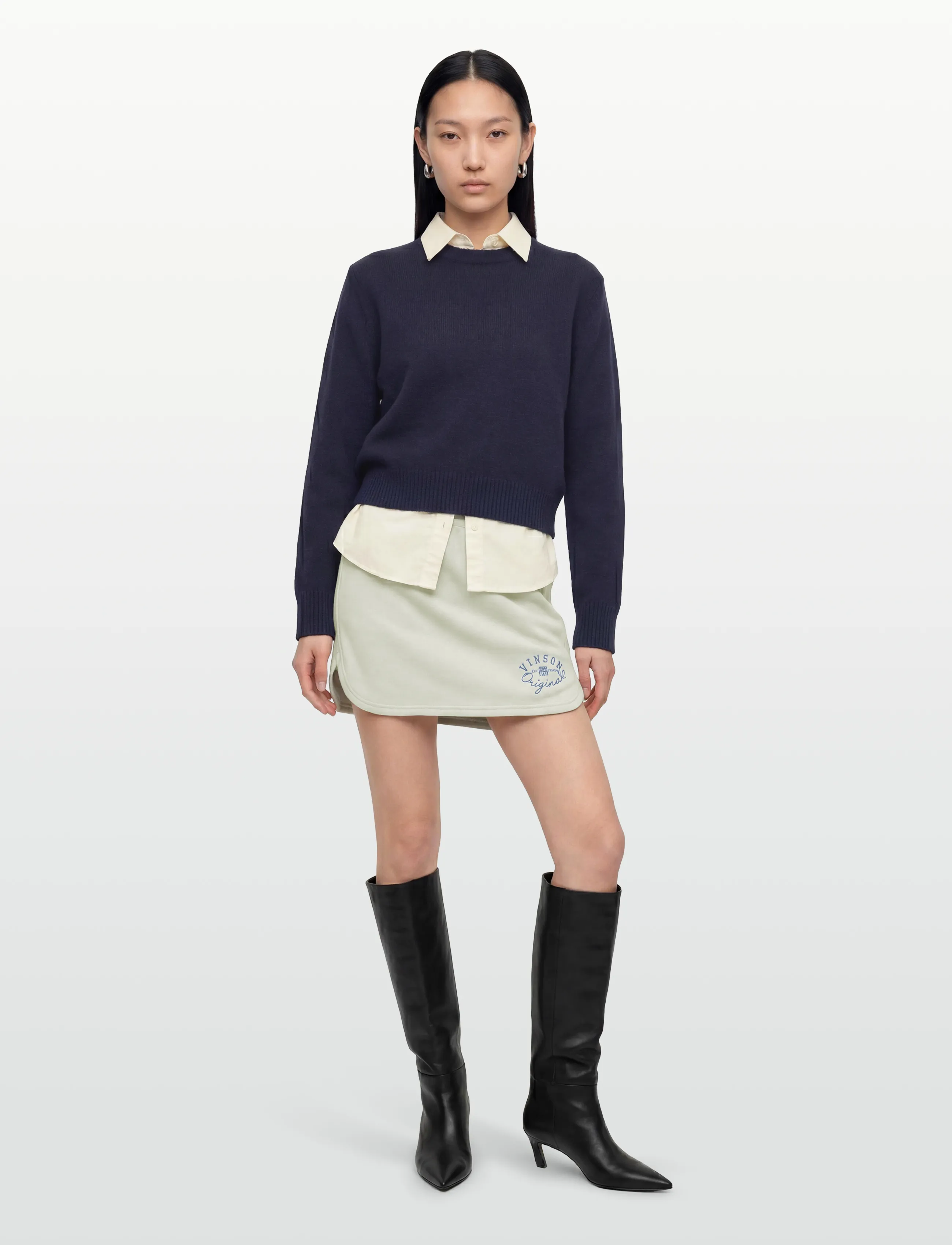 VINSON - SCARLET COT PE SW VIN W SKIRT - die niedrigsten preise - 15-5704tcx mineral gray - 0