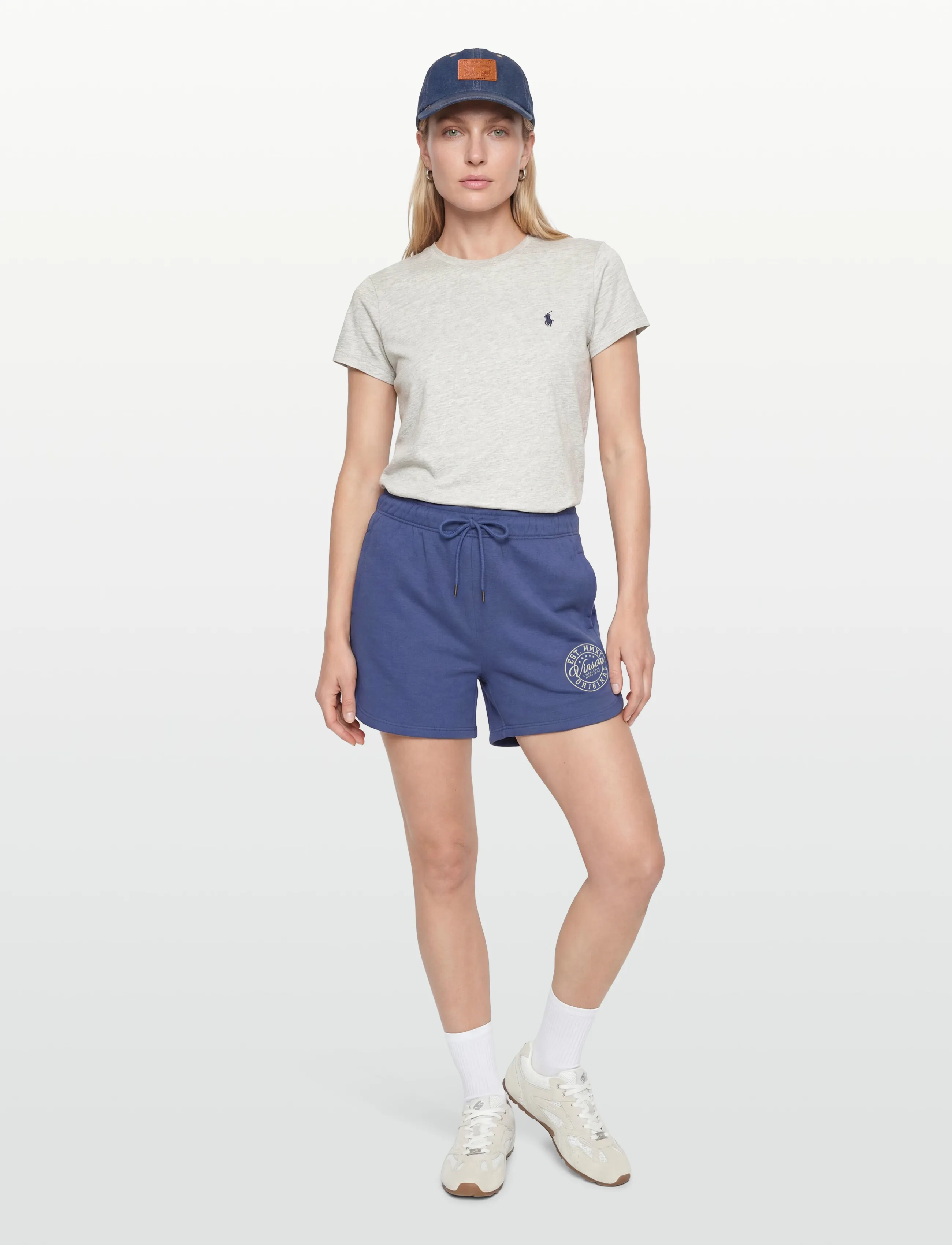 VINSON - SIMONE COT PE SW VIN W SHORTS - lühikesed dressipüksid - 19-4030tcx true navy - 0