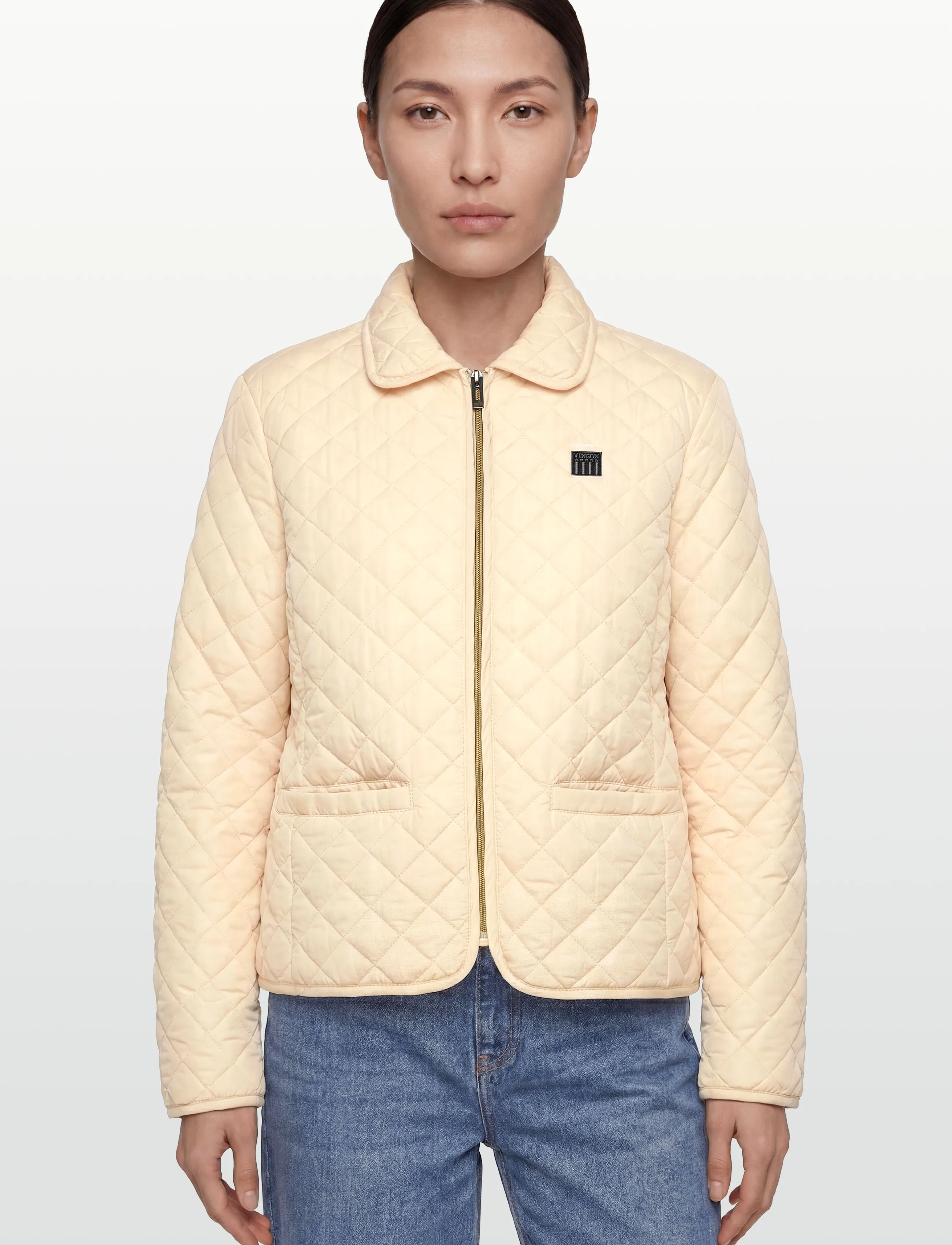 VINSON - SIGRID REG PE VIN W OTW - overtøj - 13-0908tcx parchment - 3