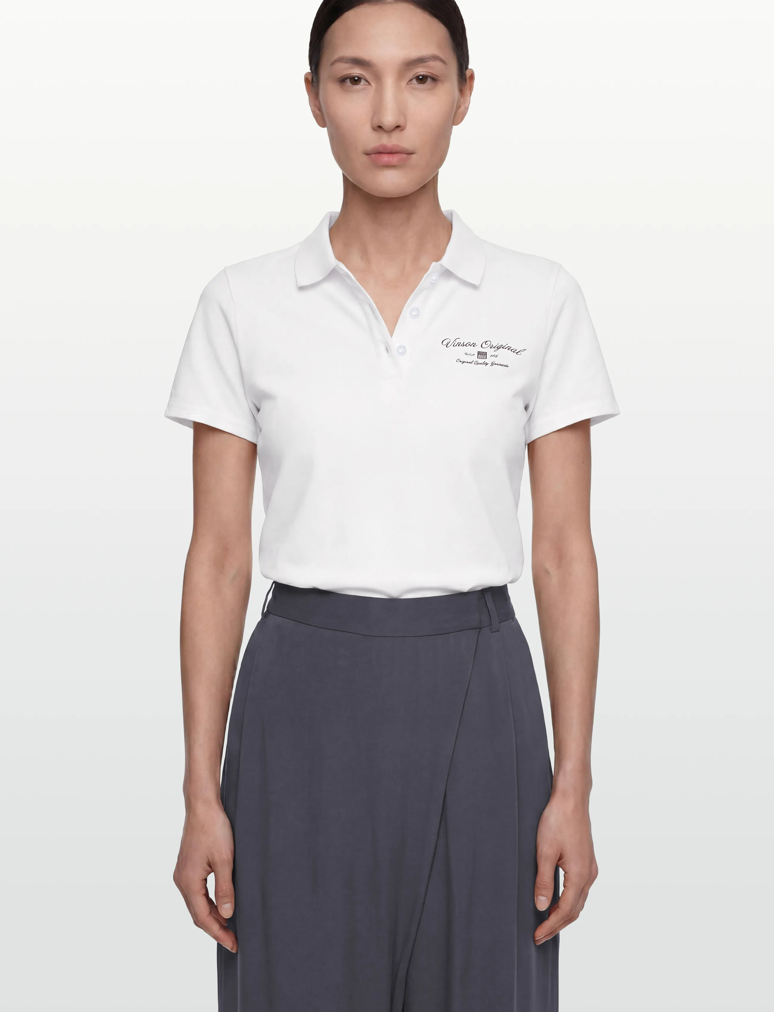 VINSON - SAGE REG COT PQ VIN W POLO - laveste priser - 11-4201tcx cloud dancer - 3