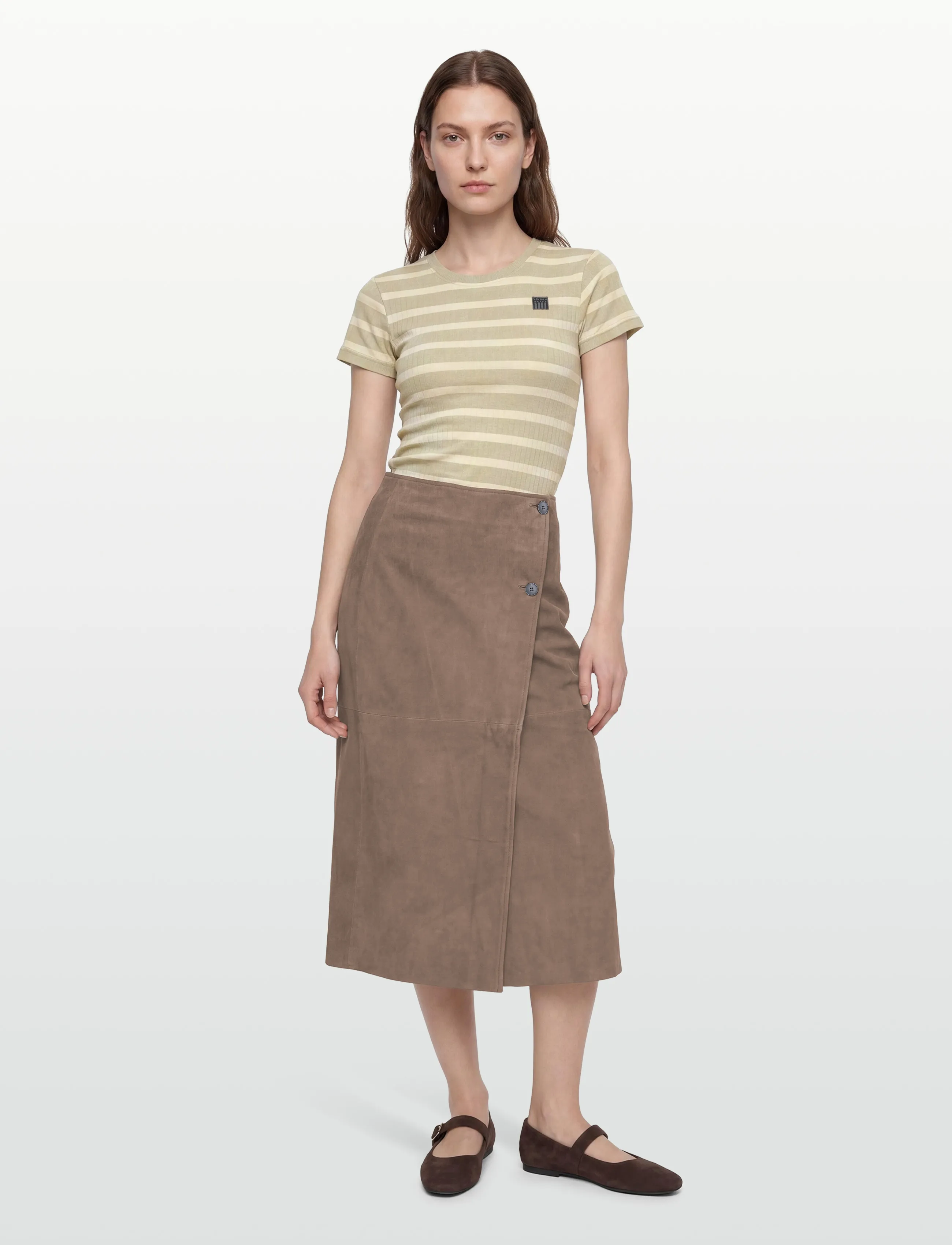 VINSON - SUSAN STRP REG VIN W TEE - lägsta priserna - 15-5704tcx mineral gray - 0