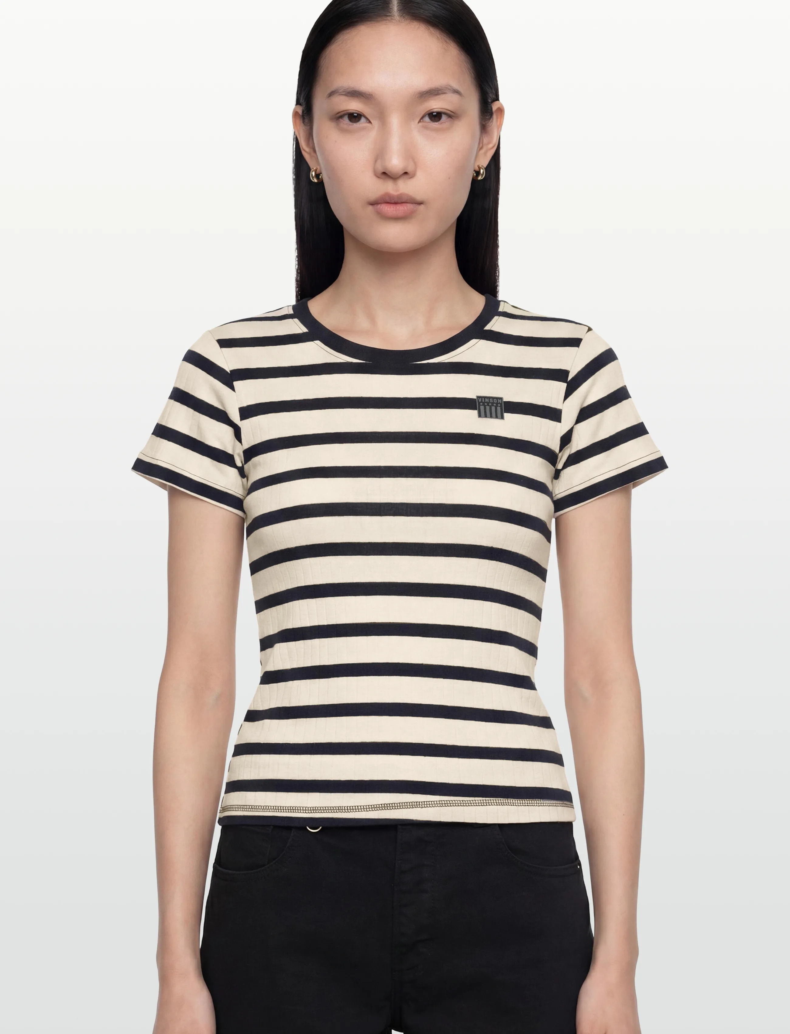 VINSON - SUSAN STRP REG VIN W TEE - laveste priser - 19-4020tcx dark sapphire - 3