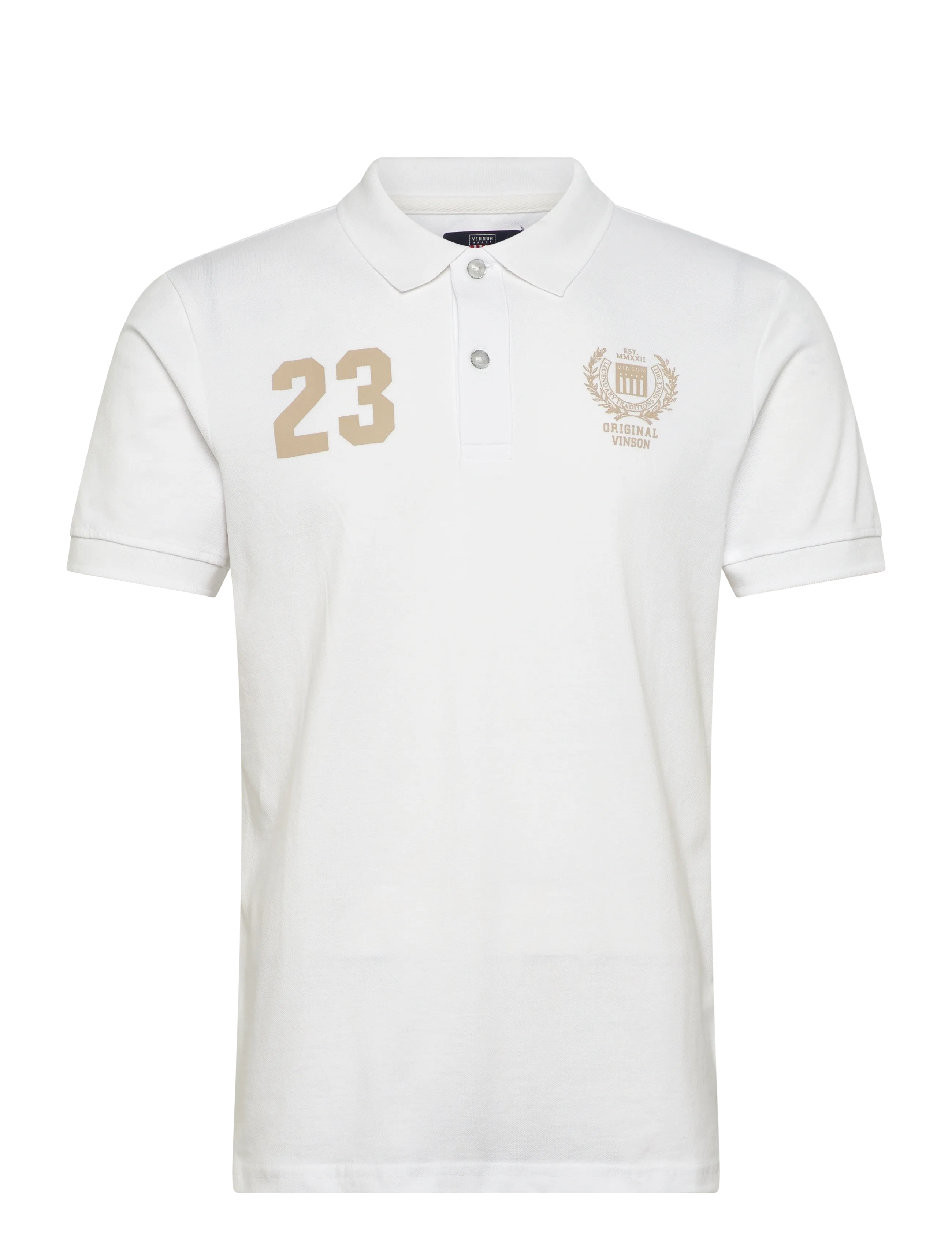 VINSON TRAVIS REG PQ VIN M POLO - Vinson - 11-0601TCX WHITE / white