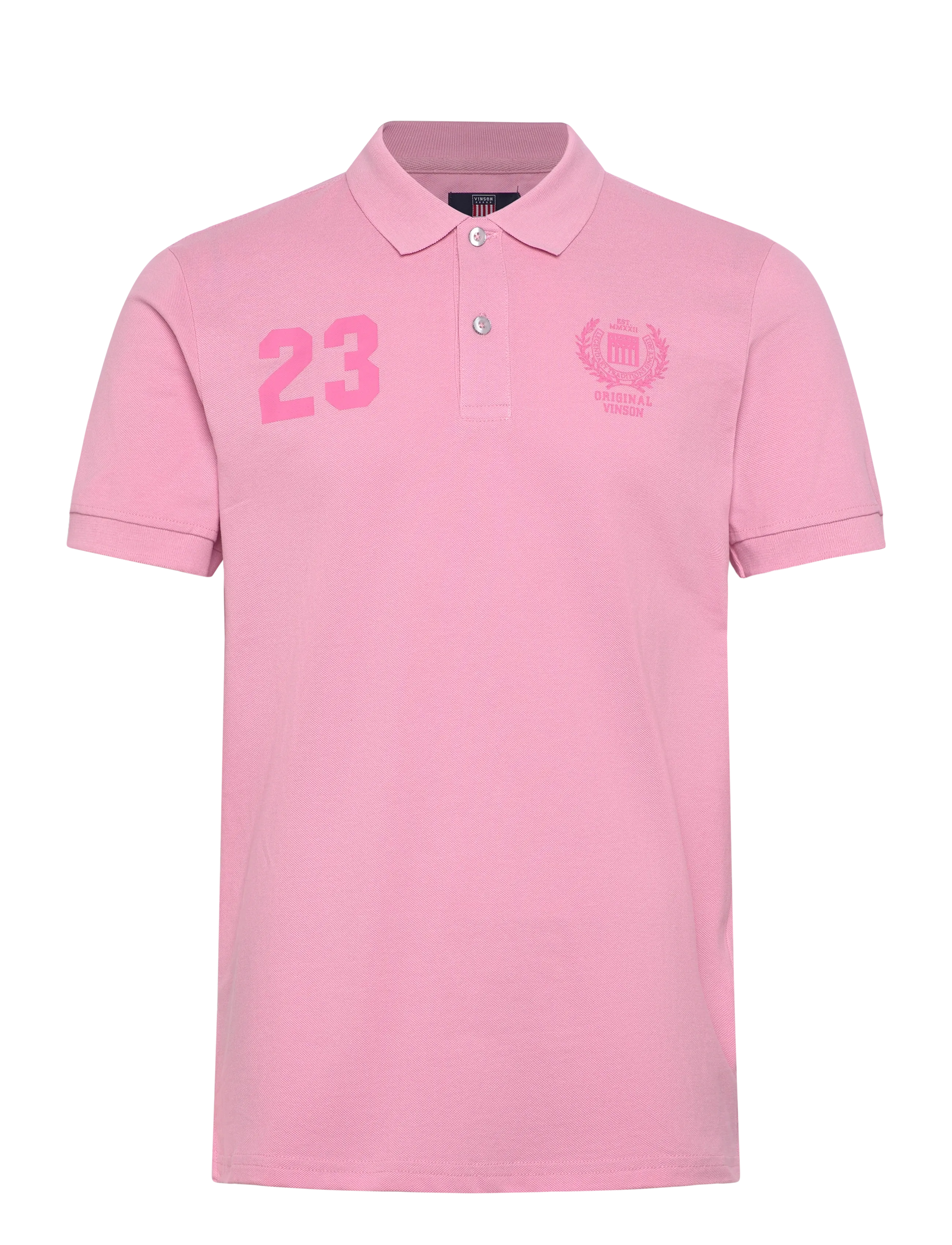 VINSON TRAVIS REG PQ VIN M POLO - Pikéer - 14-2311TCX PRISM PINK / pink/rose