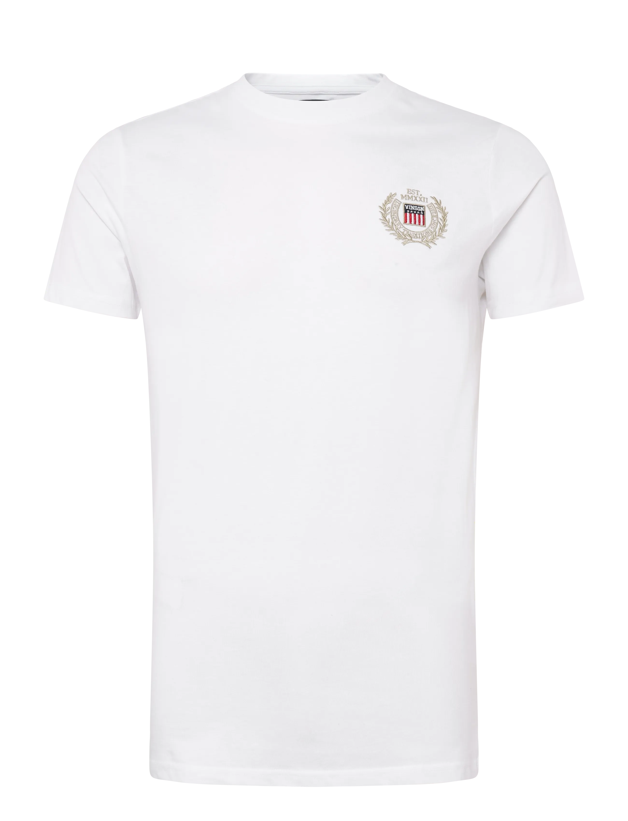 VINSON SAL REG COT SJ VIN M TEE - Booztlet only men - BRIGHT WHITE / white