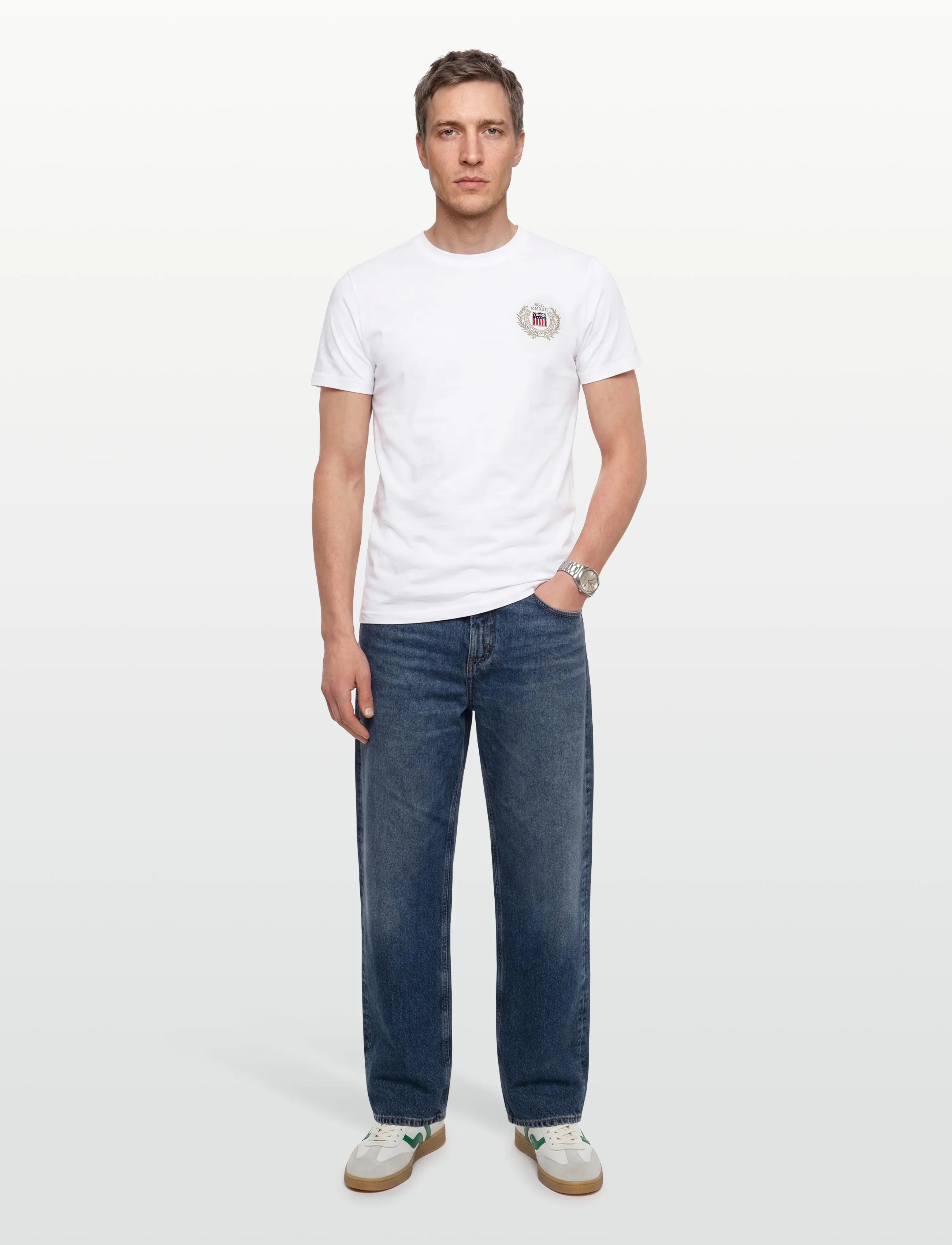 VINSON - SAL REG COT SJ VIN M TEE - bright white - 0
