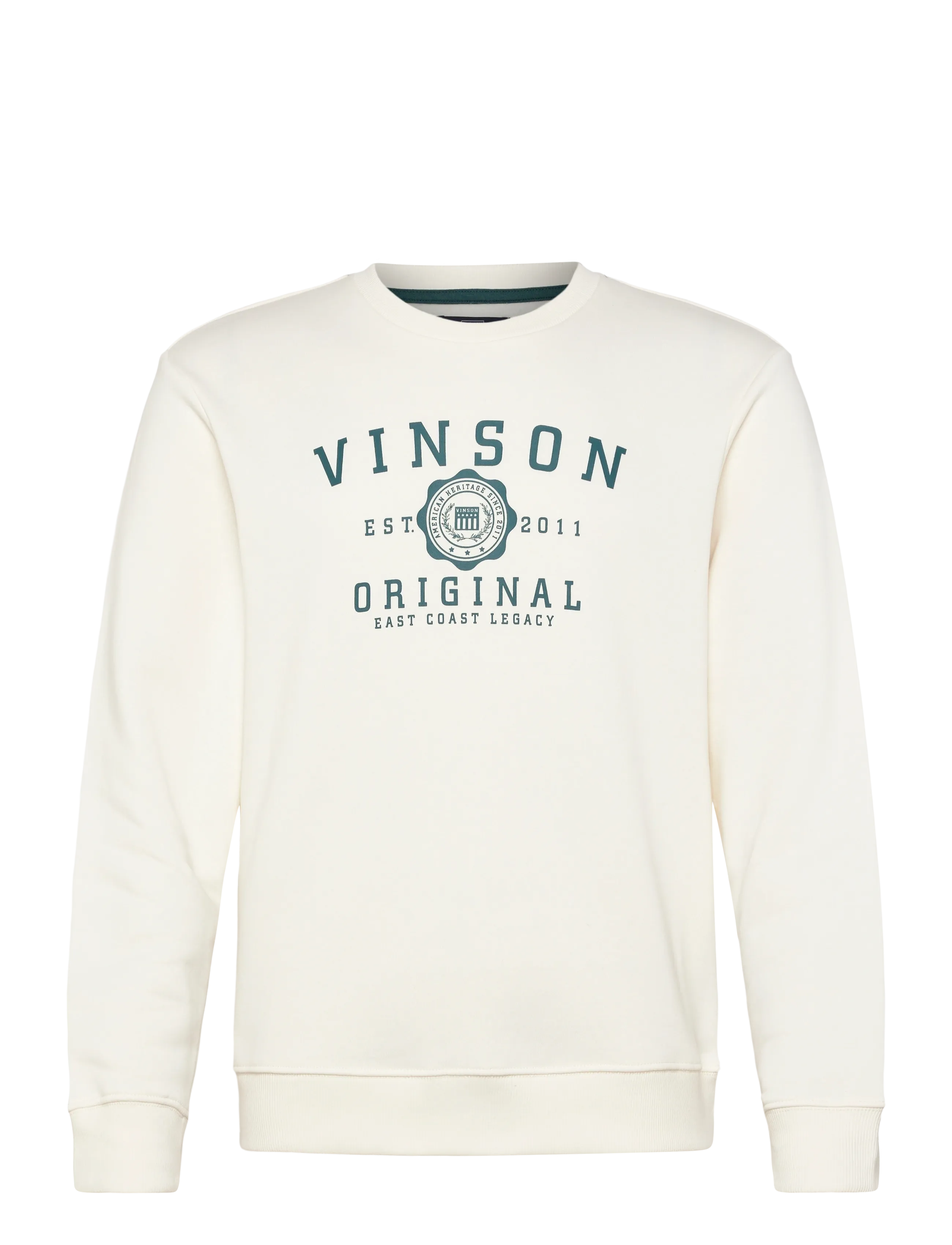 VINSON TOKE REG CW COT PE VIN M SW - Kläder - 11-4201TCX CLOUD DANCER / cream