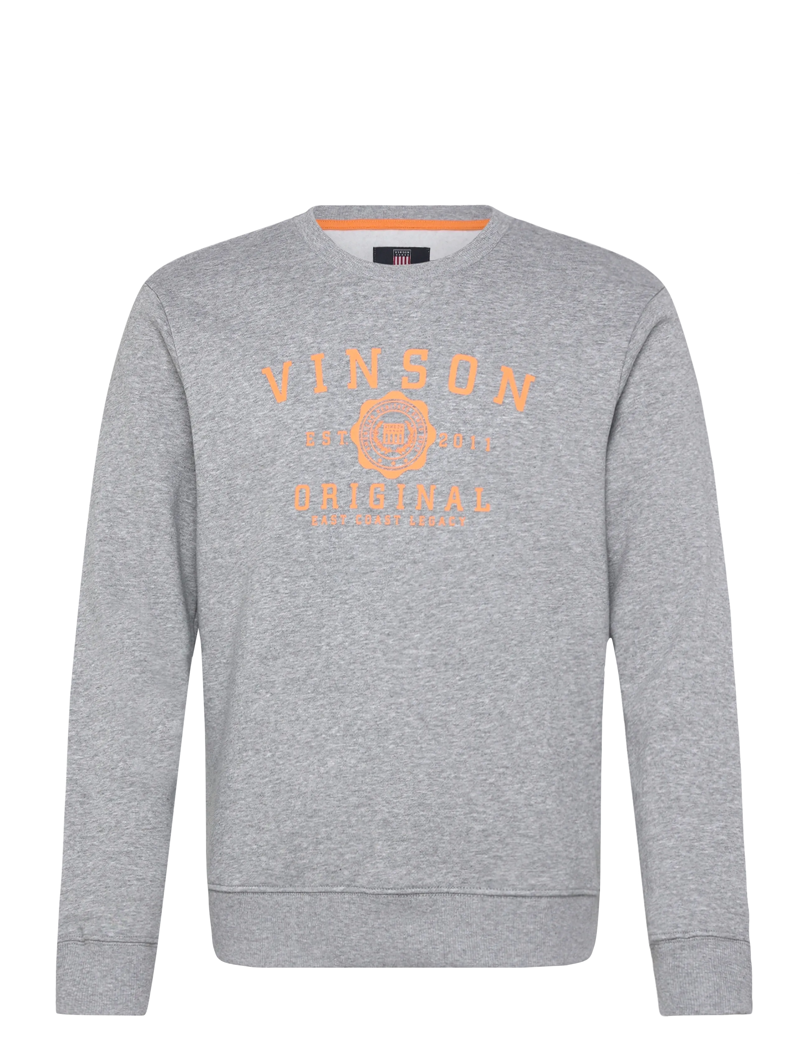 VINSON TOKE REG CW COT PE VIN M SW - Kläder - GREY MÉLANGE / grey