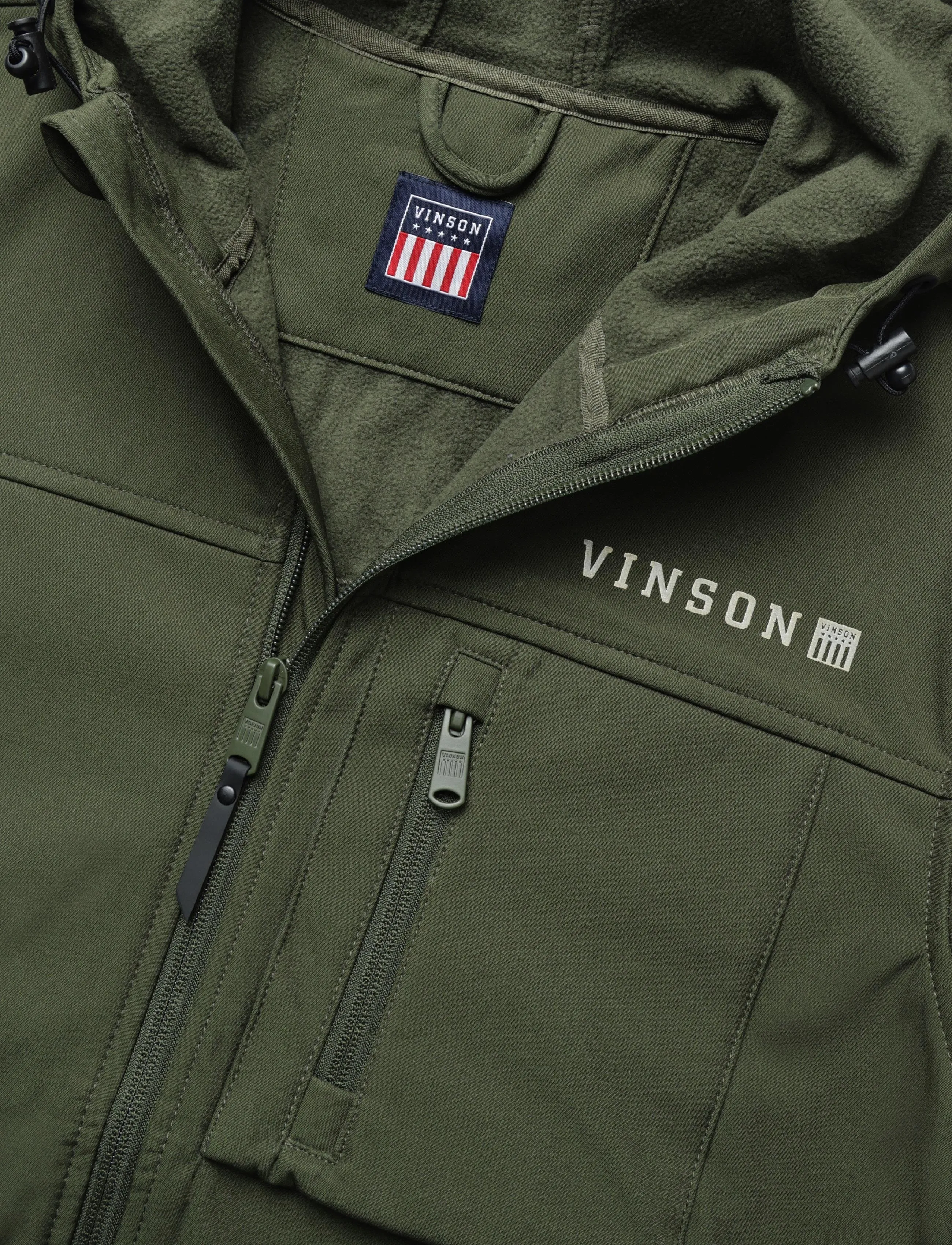 VINSON - VMHUNTER JACKET HOOD OTW - kerged jakid - forest night - 2