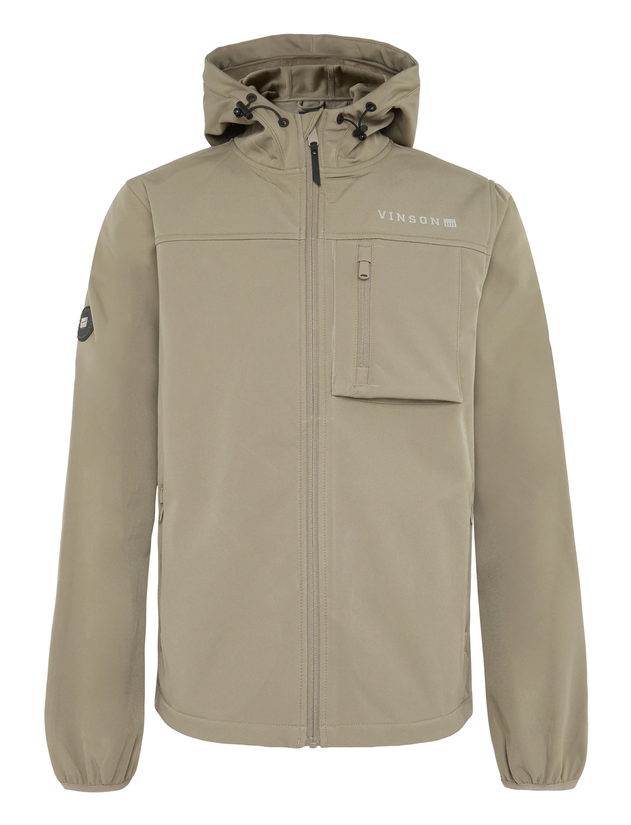 VINSON VMHUNTER JACKET HOOD OTW - Vinson - WALNUT / beige