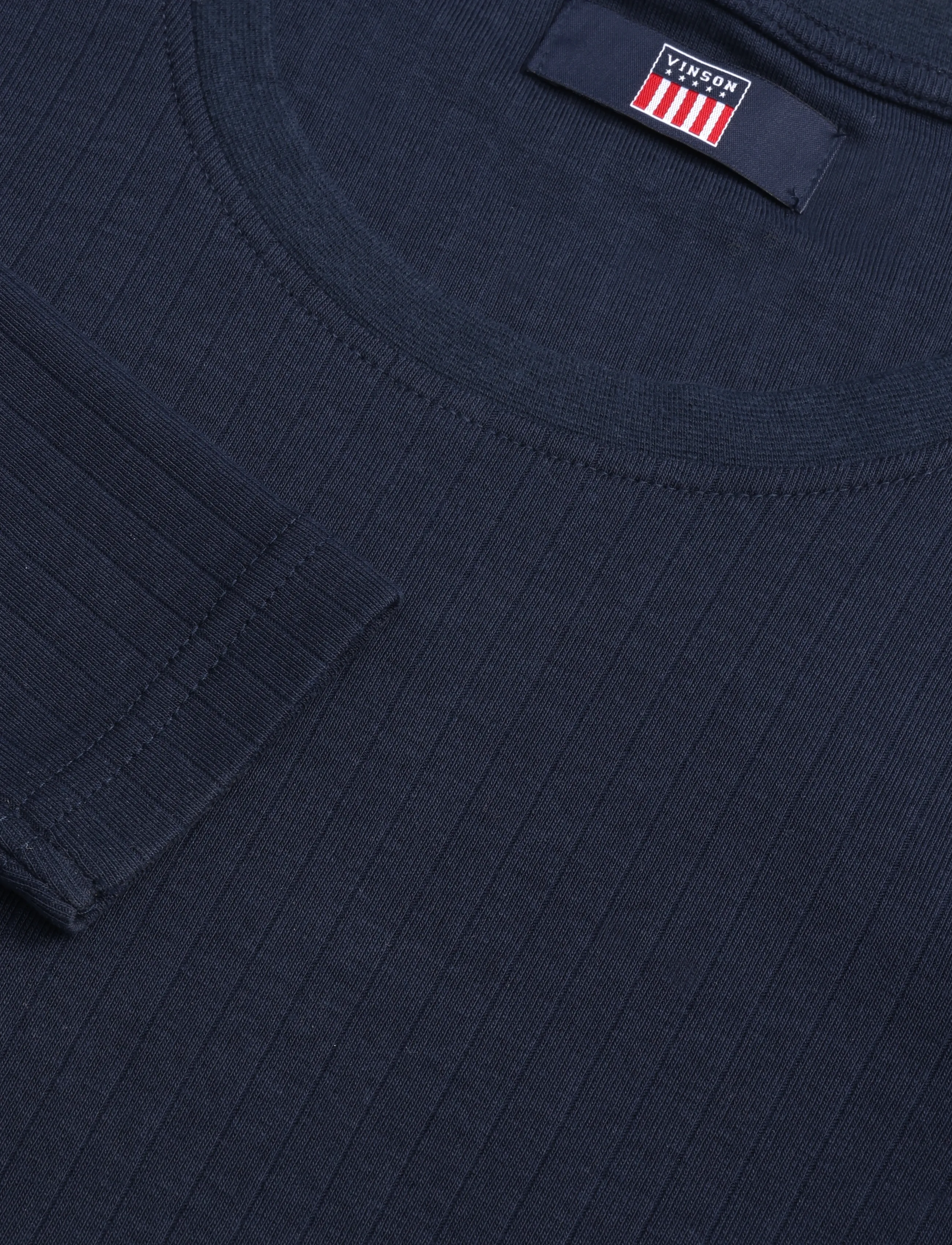 VINSON - VWHELENA TOP LS RIB - herbstliche kleidung - dark sapphire - 2