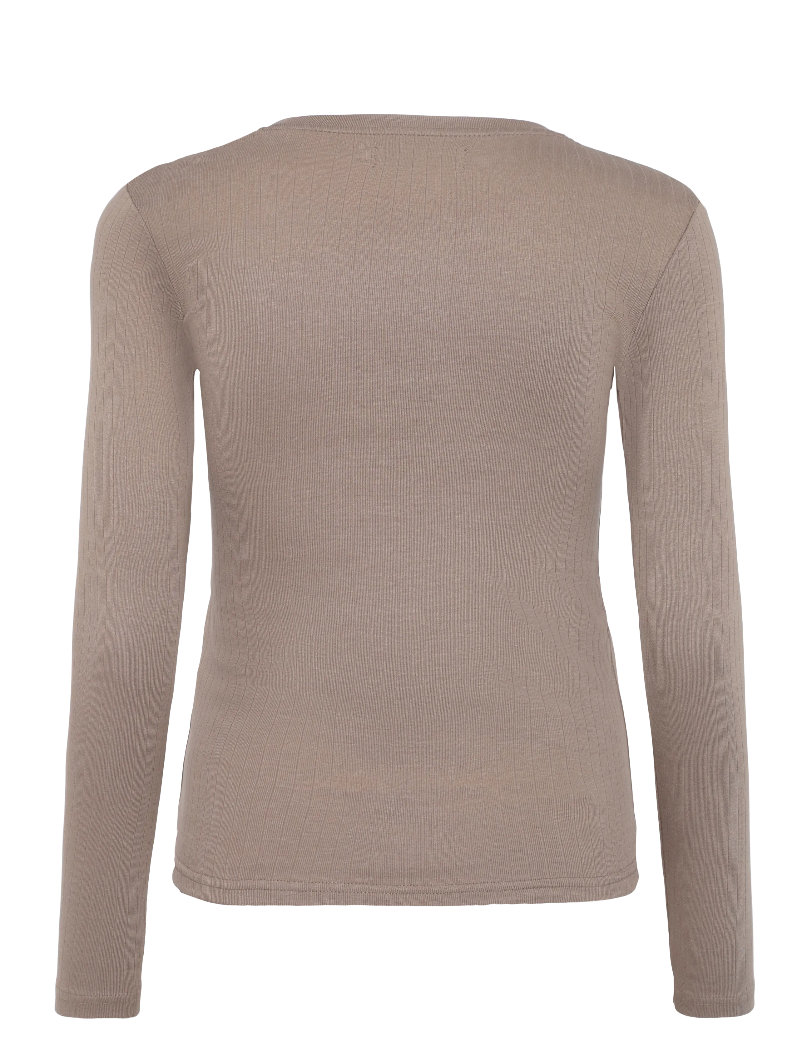 VINSON - VWHELENA TOP LS RIB - herbstliche kleidung - walnut - 1