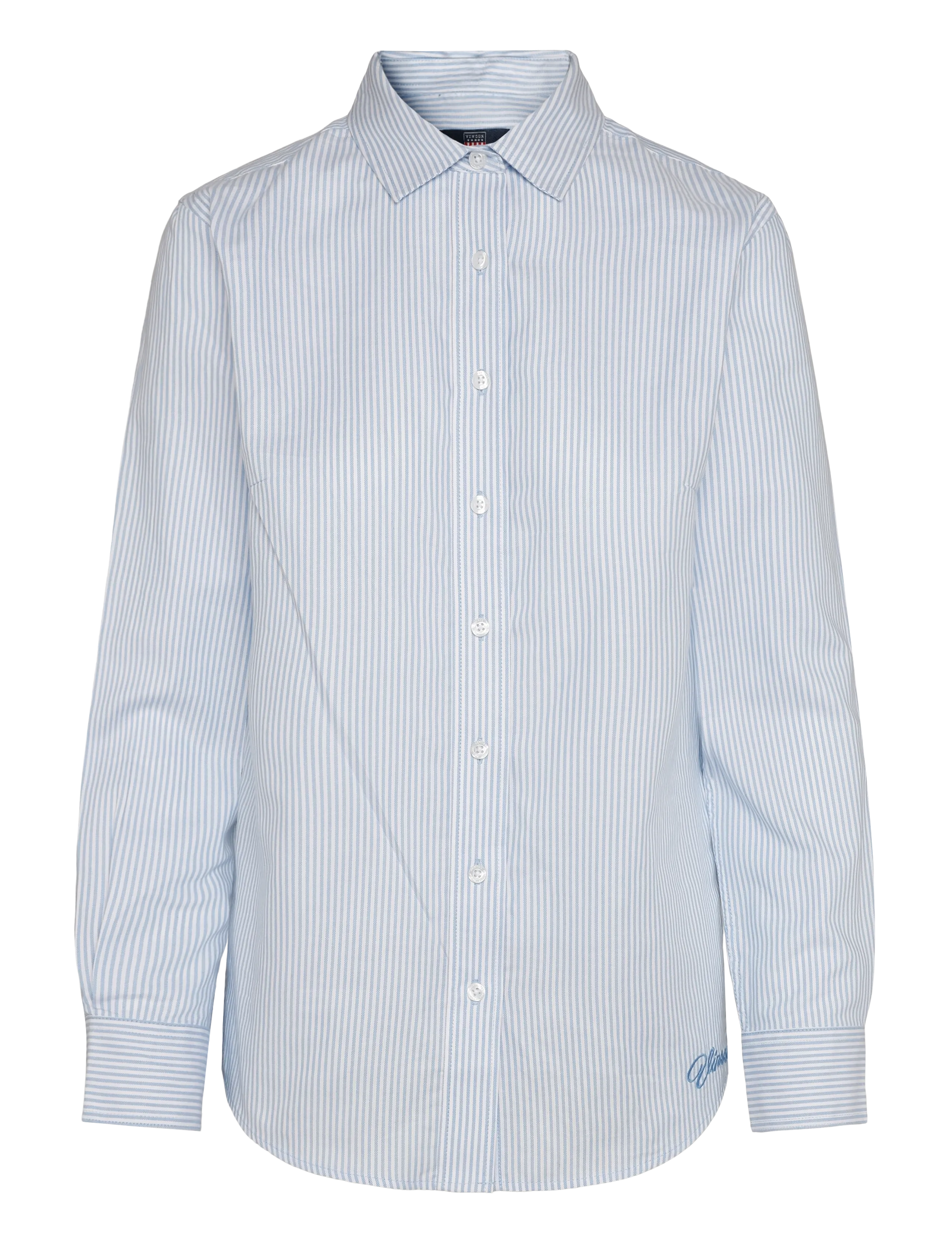 VINSON VWHILARY SHIRT WVN - Vinson - LIGHT BLUE STRIPE / blue