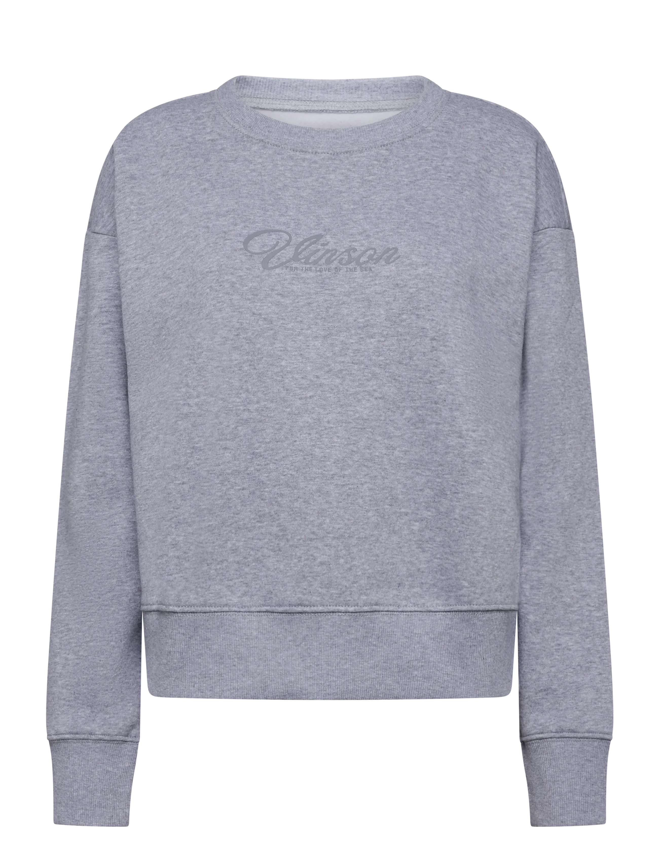 VINSON VWHANNE TOP LOOSE O-NECK SWT - Vinson - GREY MÉLANGE / grey