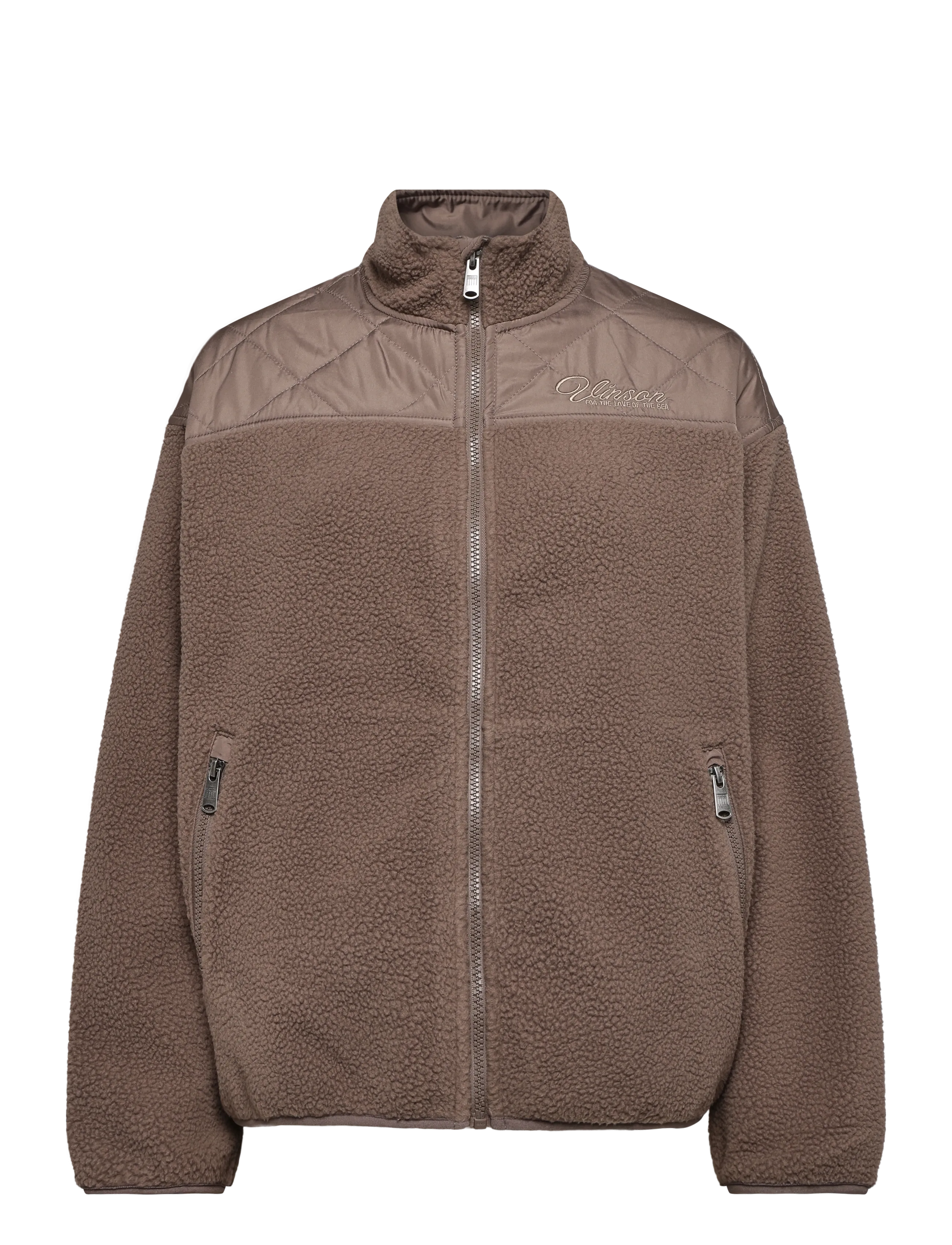 VINSON VWHESTIA JACKET LOOSE OTW - Vinson - WALNUT / brown