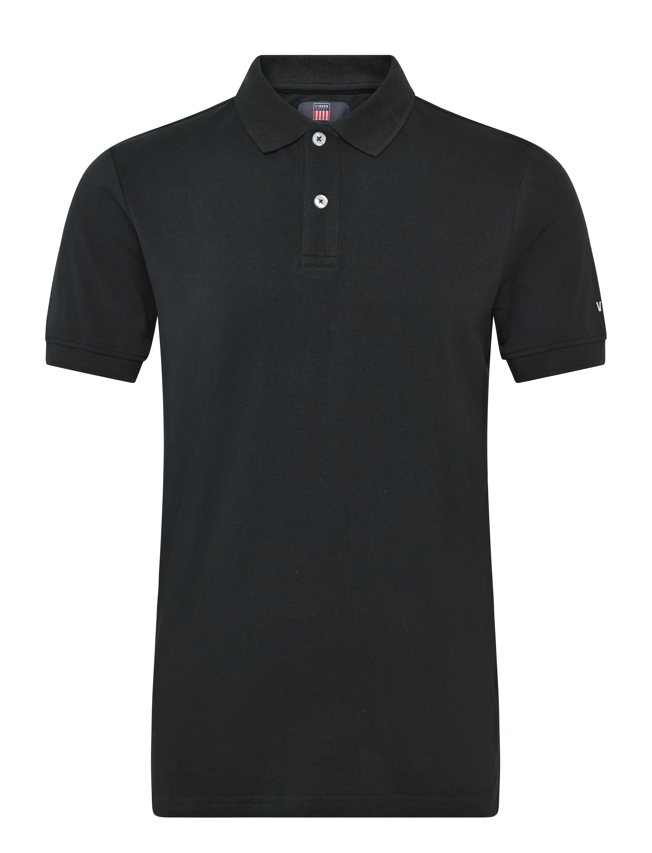 VINSON VMHANK POLO PIQ - Polo marškinėliai - TAP SHOE / black