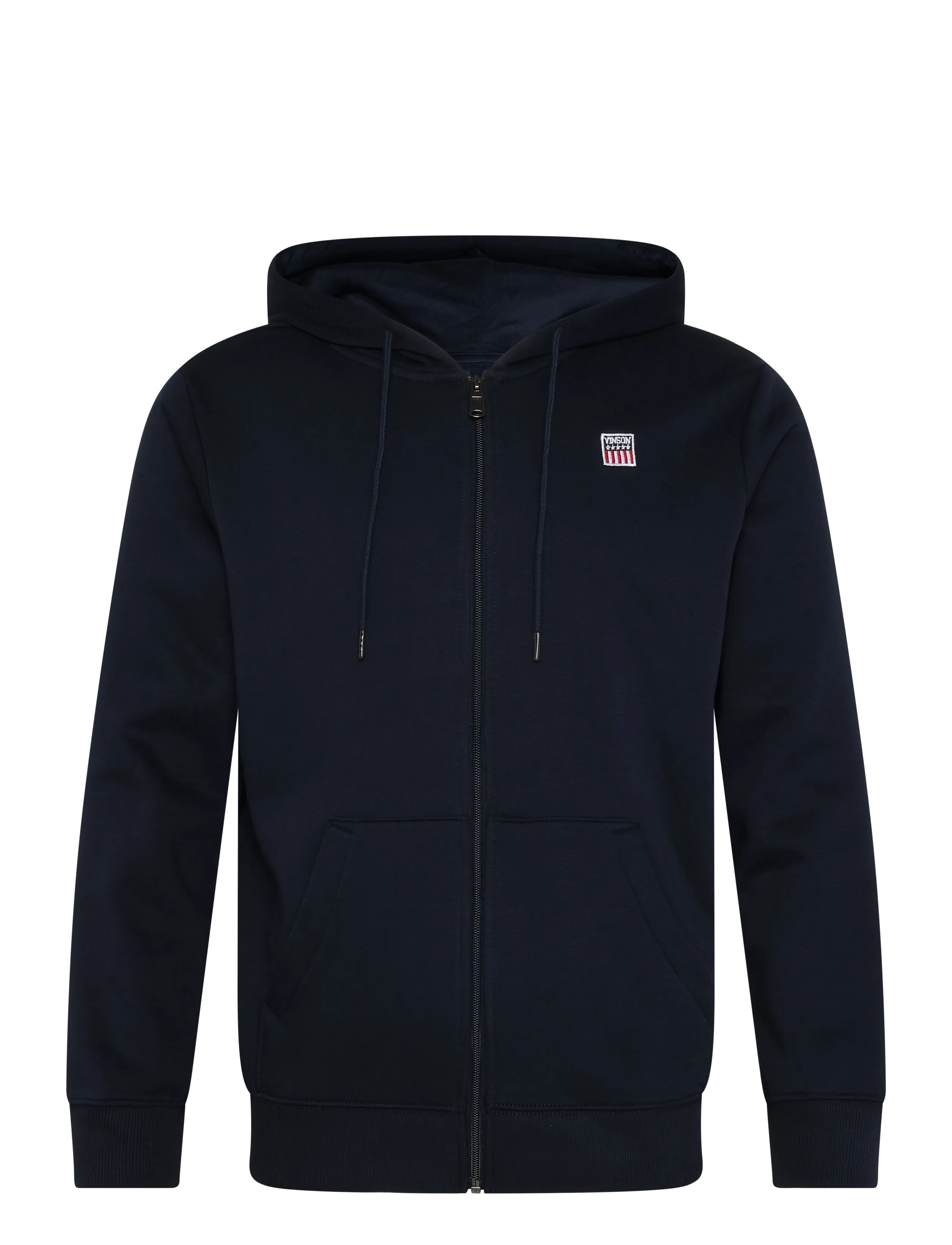 VINSON VMHENRY TOP ZIP HOOD SWT - Sweatshirts & Kapuzenpullover - DARK SAPPHIRE / navy