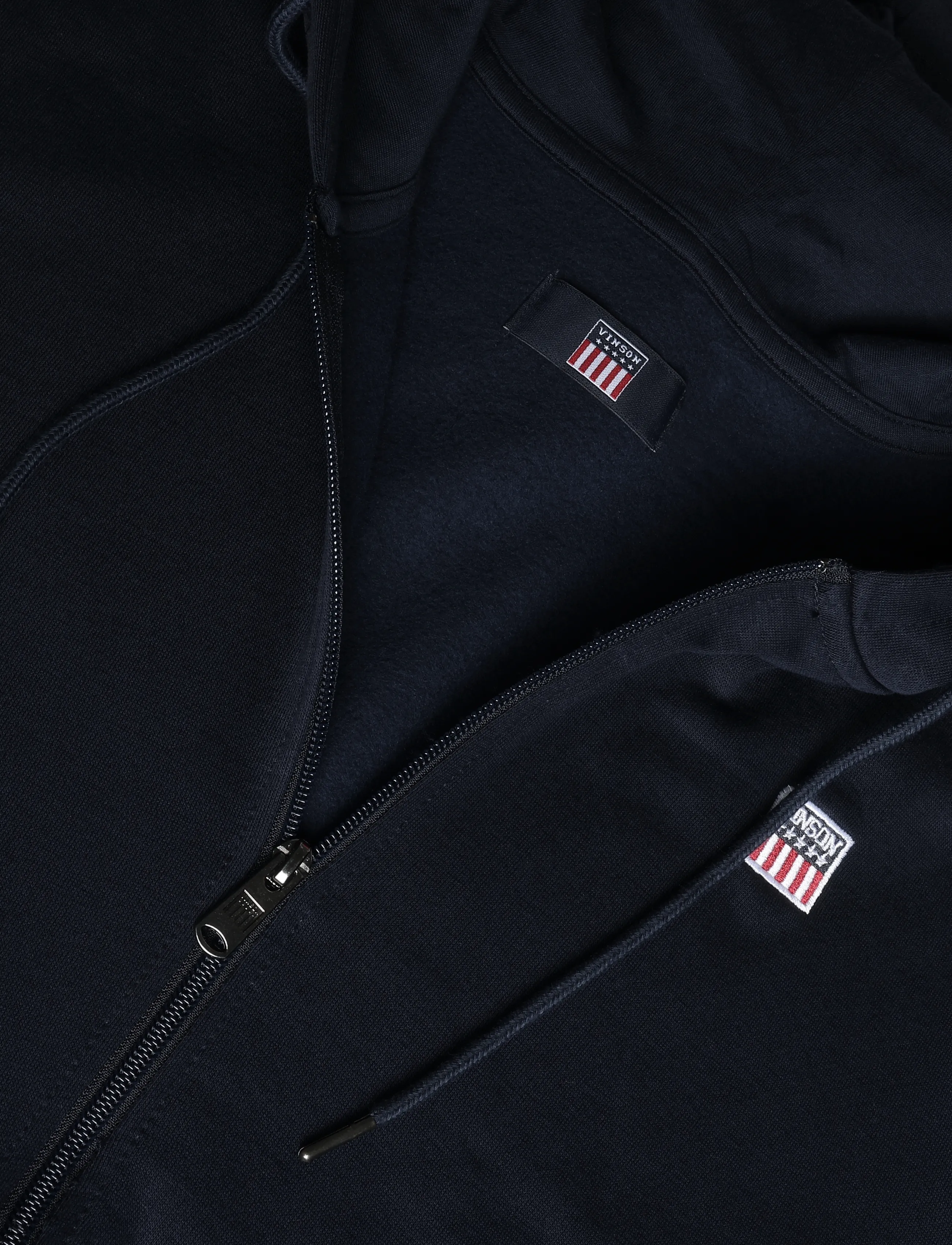 VINSON - VMHENRY TOP ZIP HOOD SWT - herbstersparnisse - dark sapphire - 2