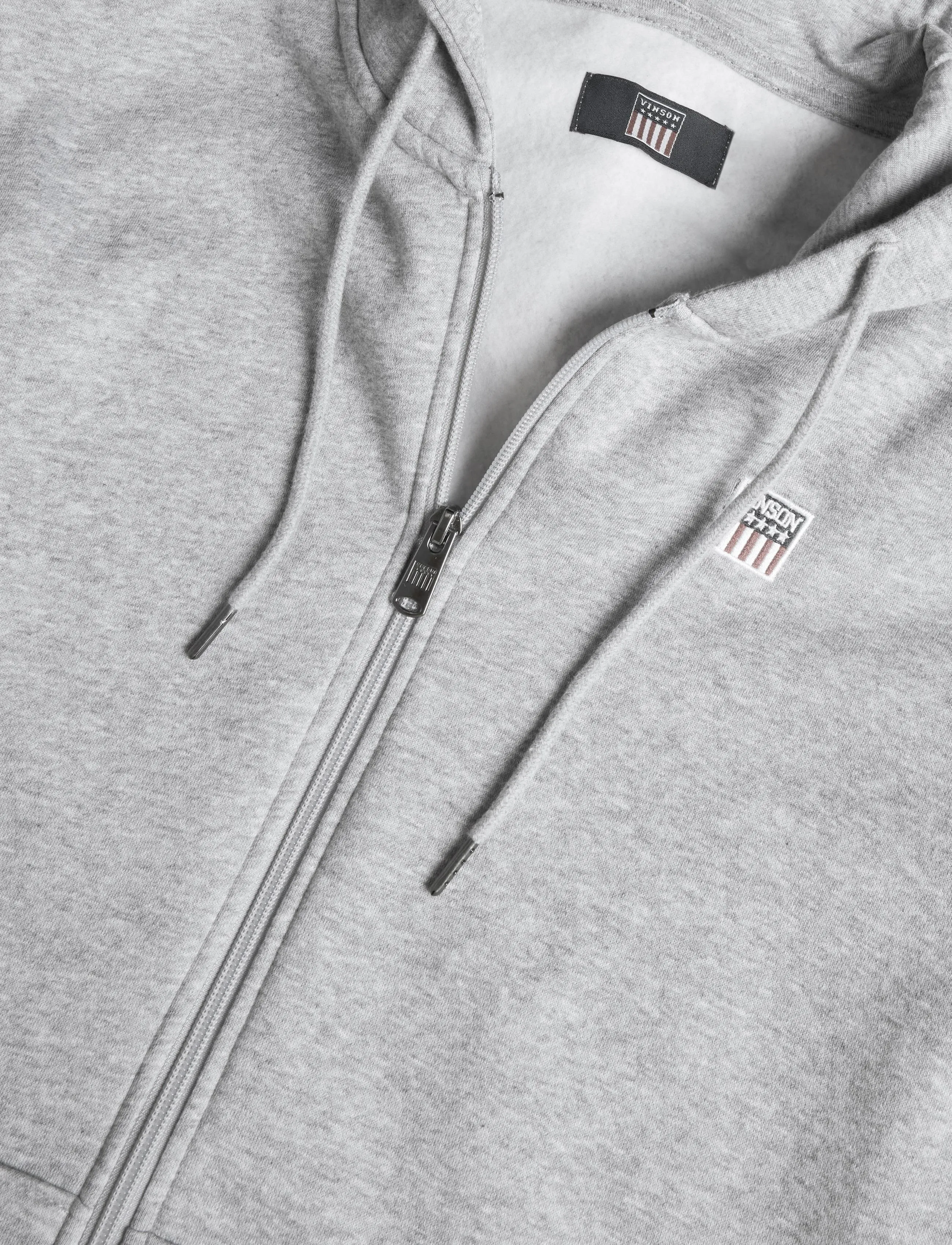 VINSON - VMHENRY TOP ZIP HOOD SWT - laveste priser - grey melange - 2
