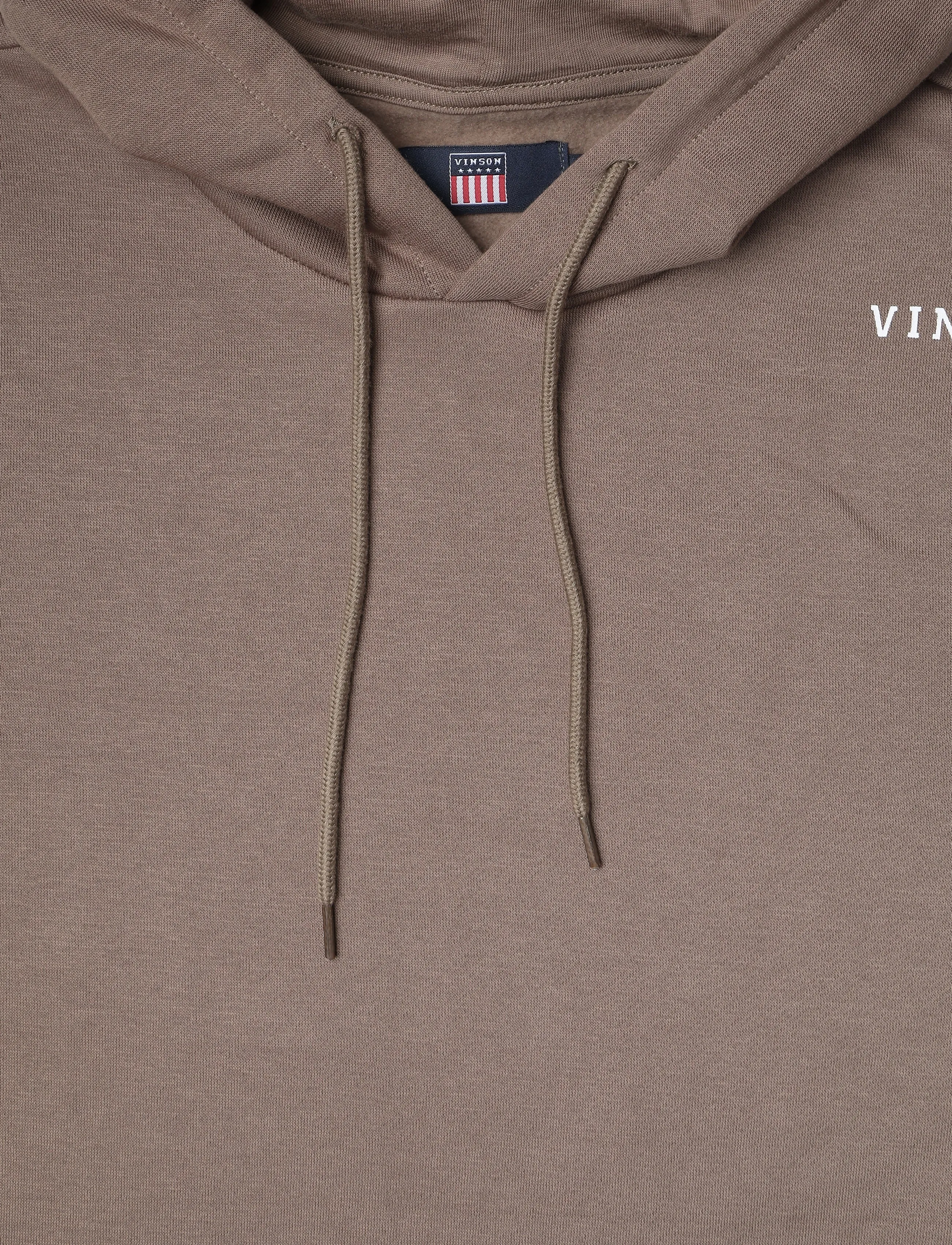 VINSON - VMHEMISH TOP HOOD SWT - sügisene kokkuhoid - walnut - 2