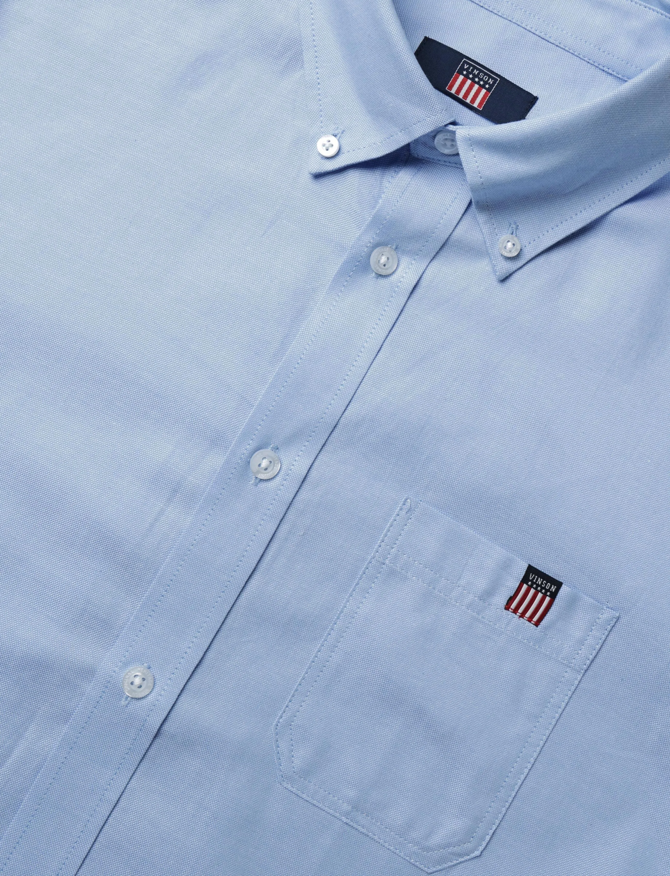 VINSON - VMPABLO SHIRT OS WVN - casual shirts - light blue - 2