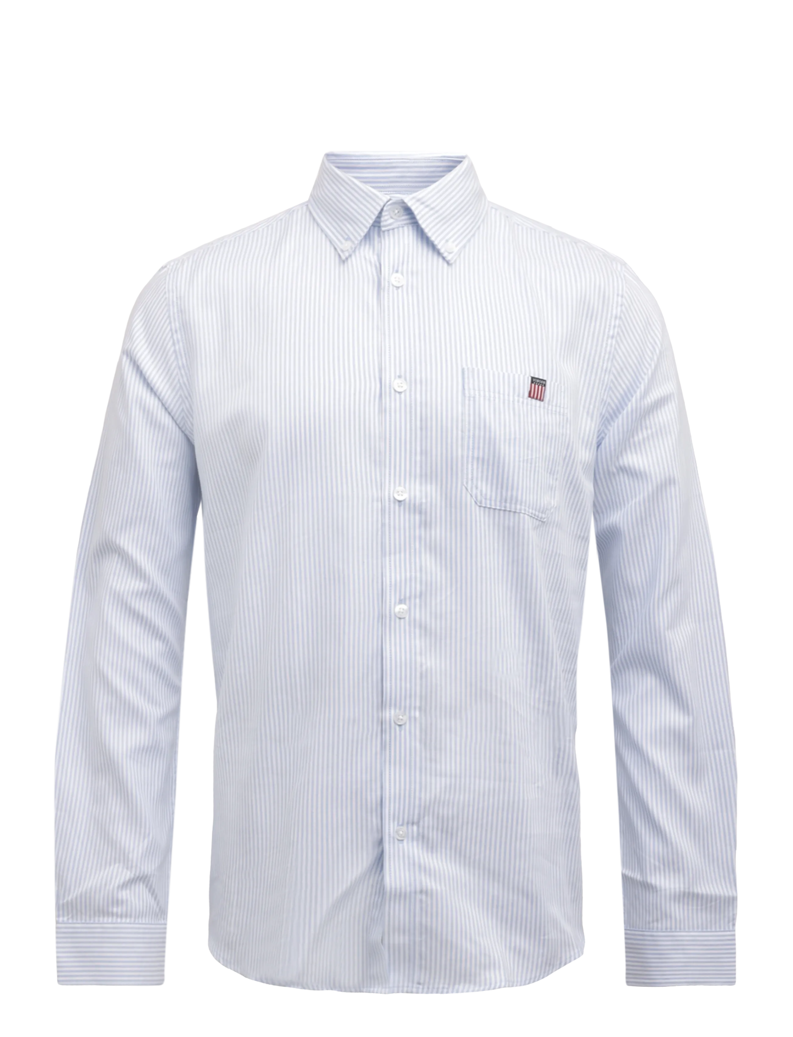 VINSON VMPABLO SHIRT OS WVN - Vabaajasärgid - LIGHT BLUE STRIPE / blue