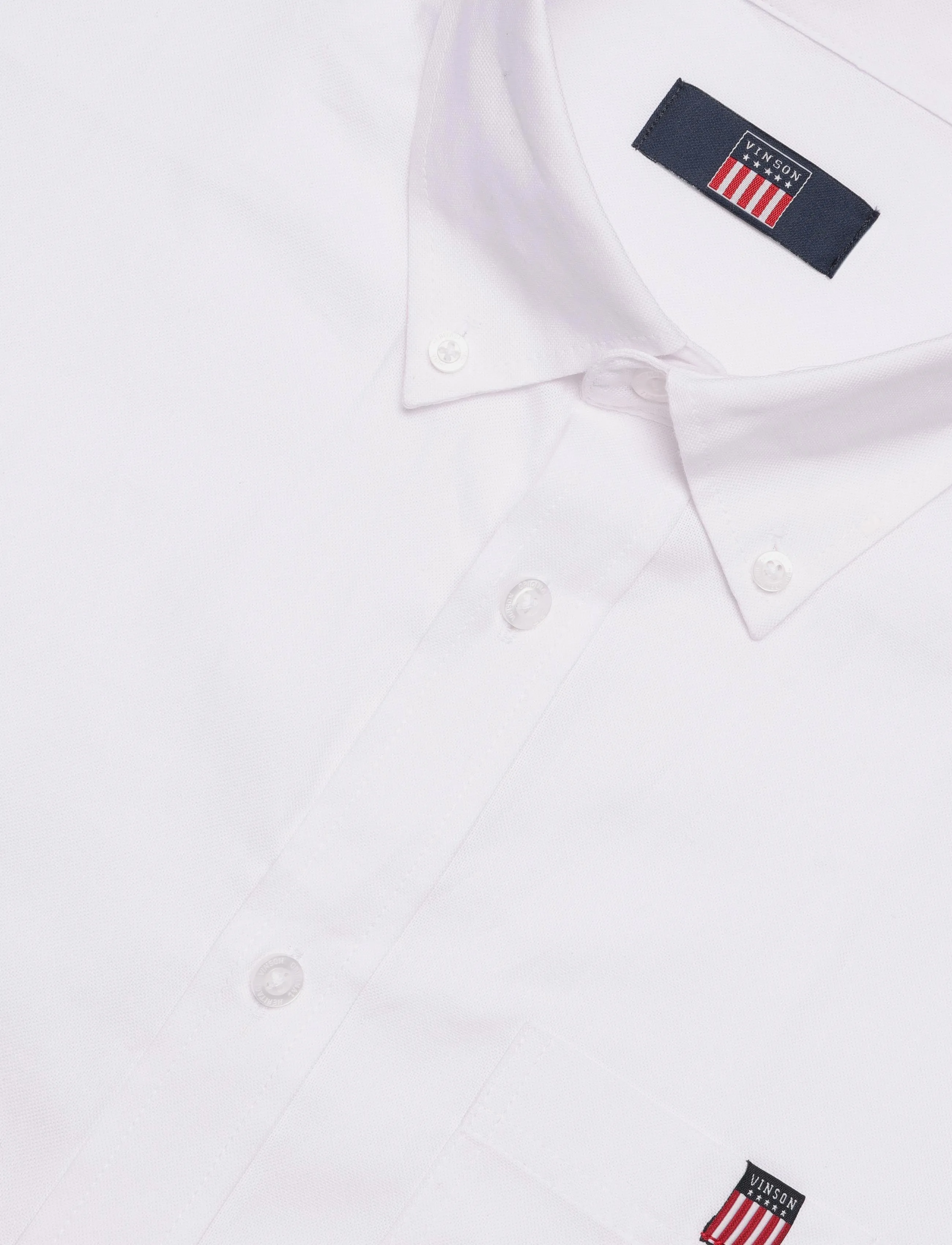 VINSON - VMPABLO SHIRT OS WVN - vabaajasärgid - white - 2