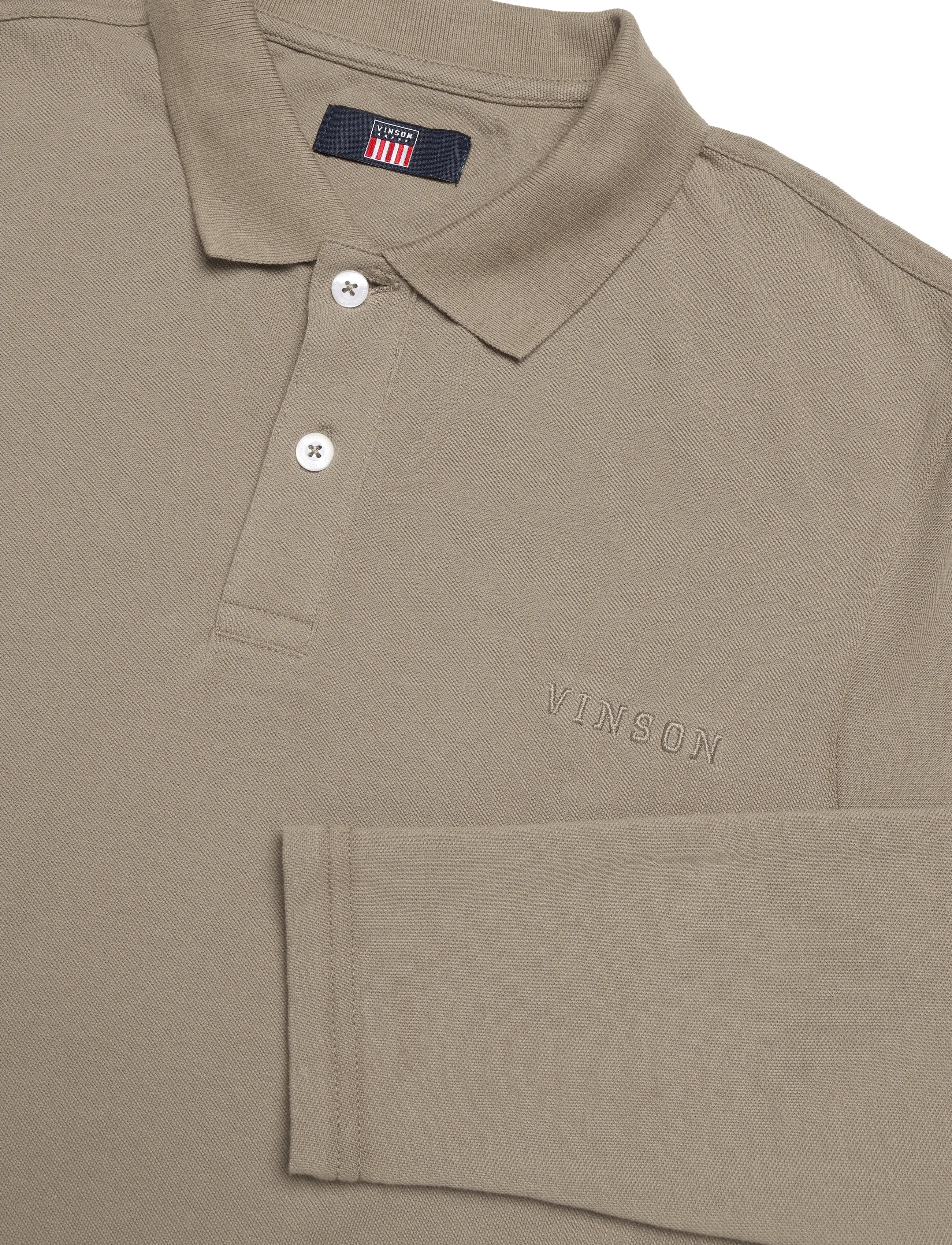 VINSON - VMHENNING POLO LS PIQ - long-sleeved polos - walnut - 2
