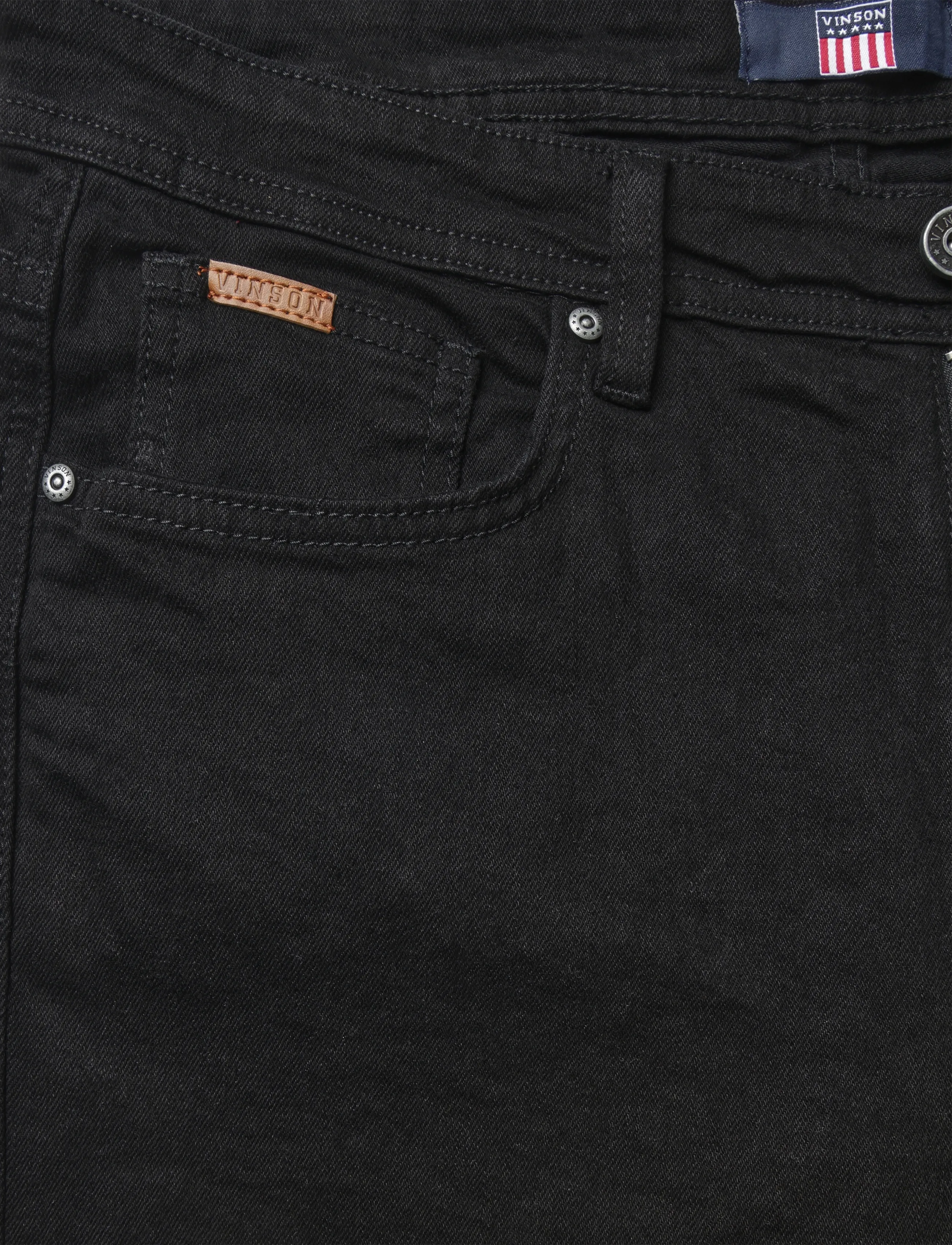 VINSON - VMSutton JEANS REG DNM - bukser & jeans - black l32 - 3