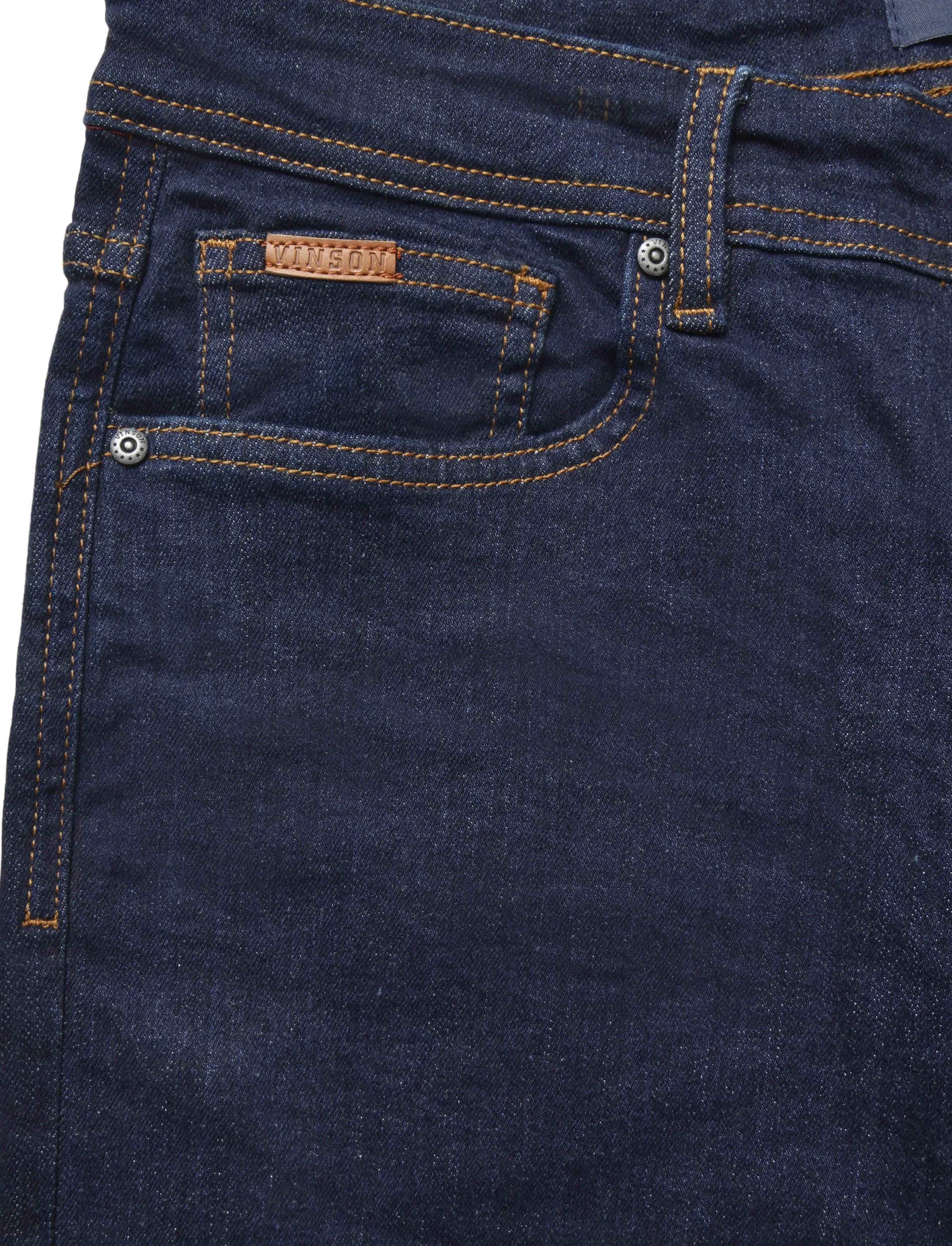 VINSON - VMSutton JEANS REG DNM - trousers & jeans - dark blue l32 - 2