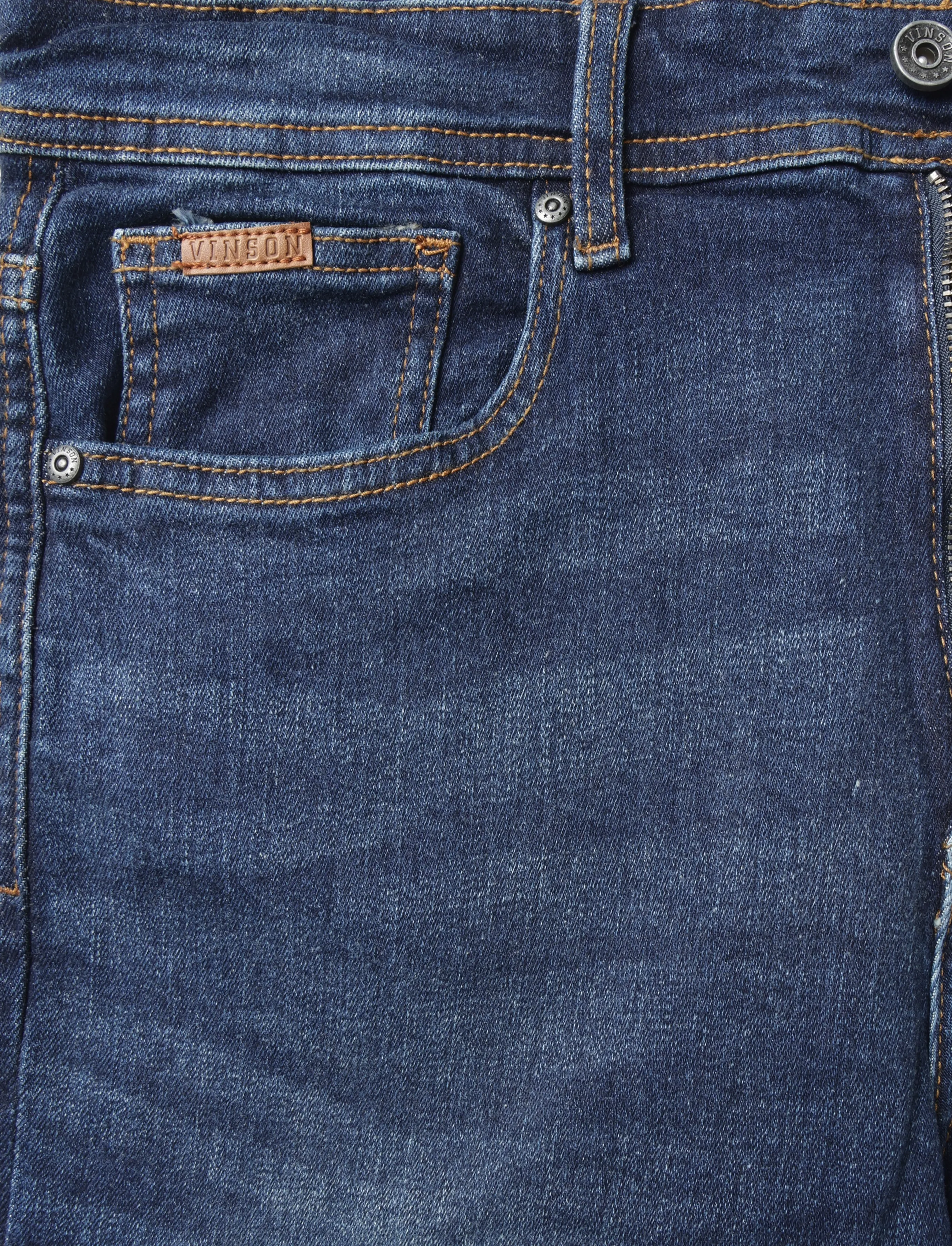 VINSON - VMSutton JEANS REG DNM - trousers & jeans - mid blue l32 - 2
