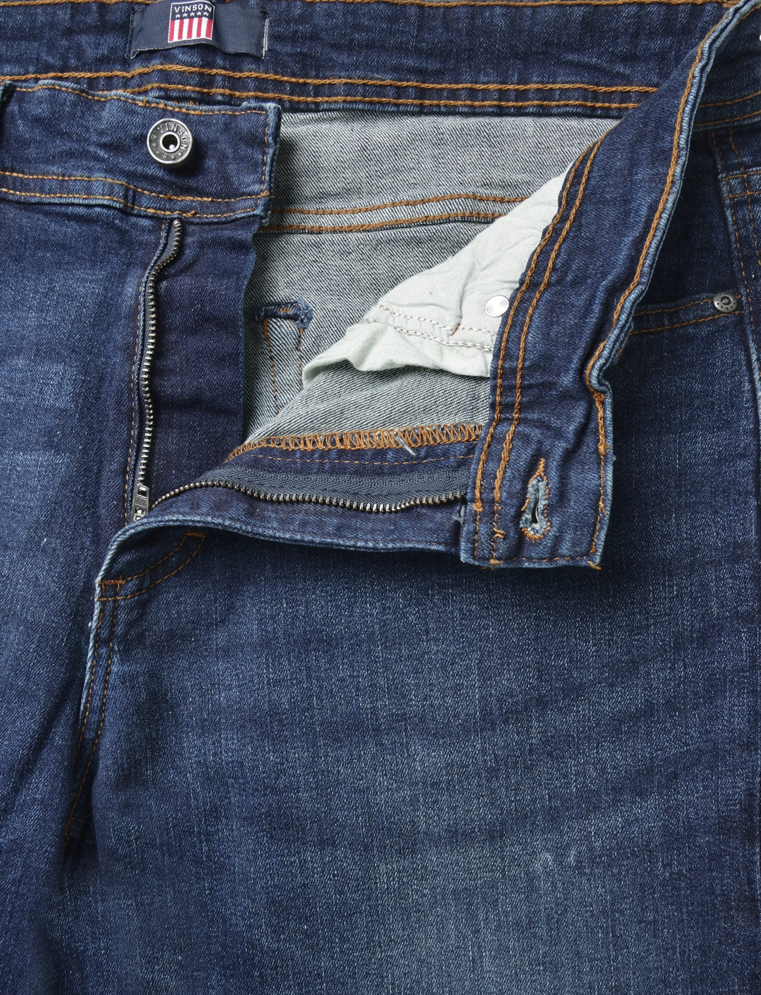 VINSON - VMSutton JEANS REG DNM - trousers & jeans - mid blue l32 - 3