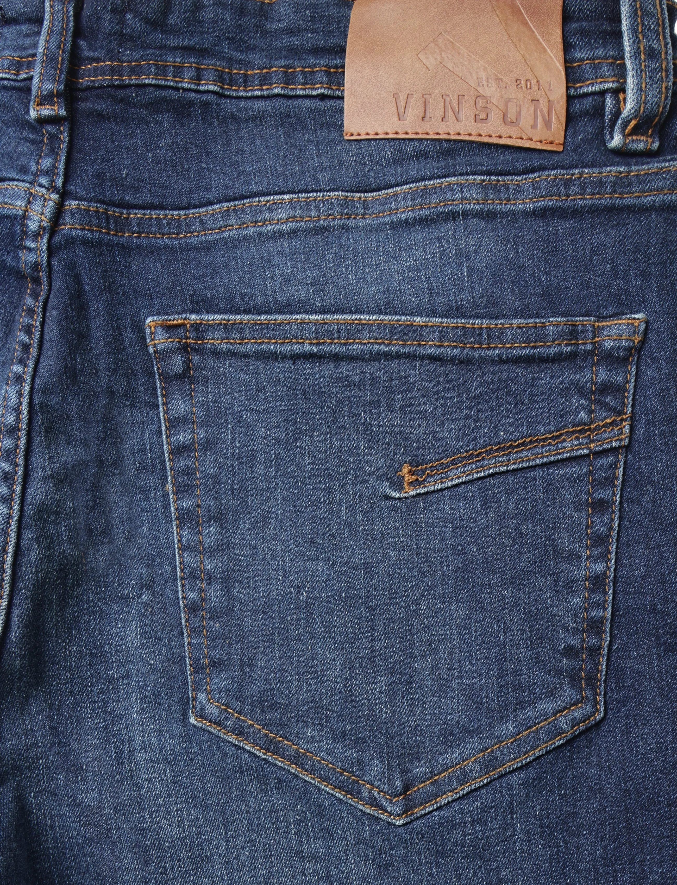 VINSON - VMSutton JEANS REG DNM - trousers & jeans - mid blue l32 - 4