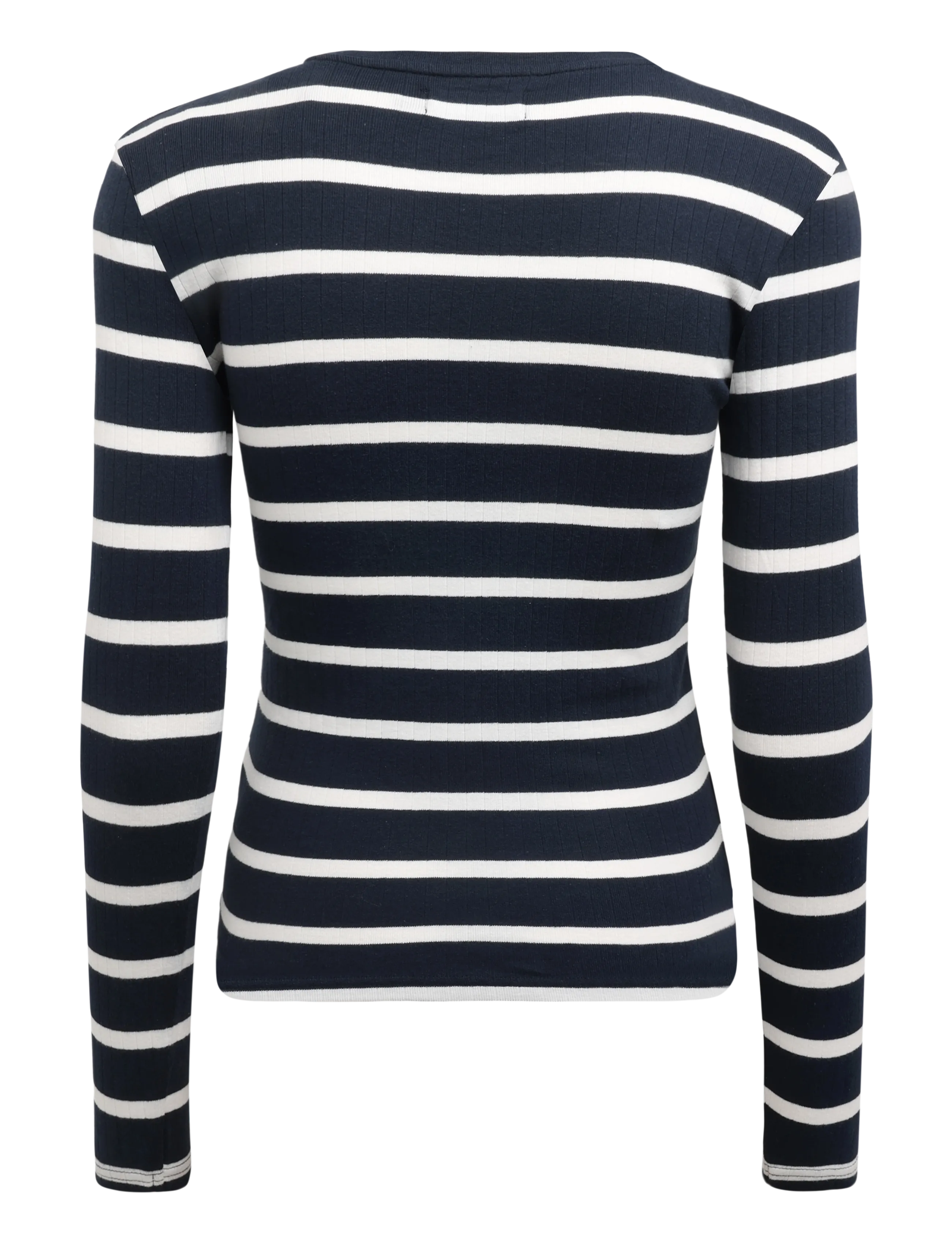 VINSON - VWHELENA STRP TOP LS RIB - höstkläder - dark sapphire striped - 1