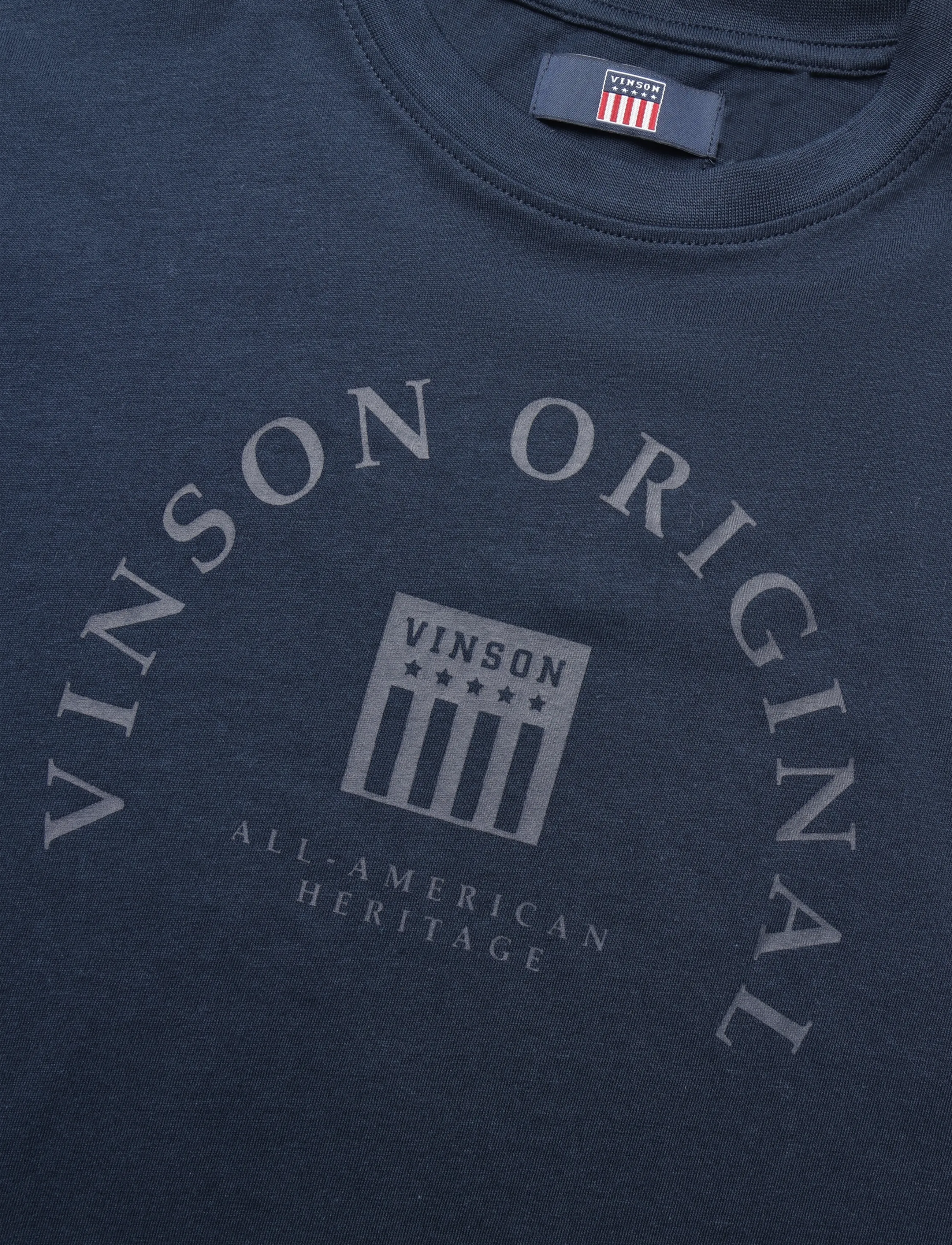 VINSON - VMKELVIN TEE SHS JRS - t-shirts - dark sapphire - 2