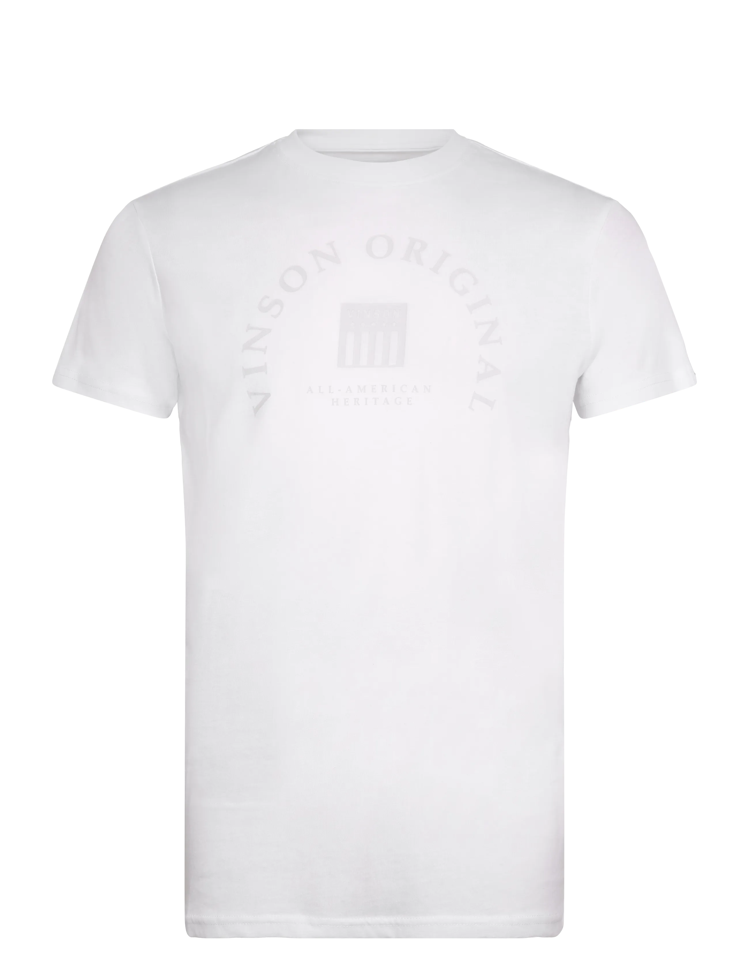 VINSON VMKELVIN TEE SHS JRS - T-särgid - WHITE / white