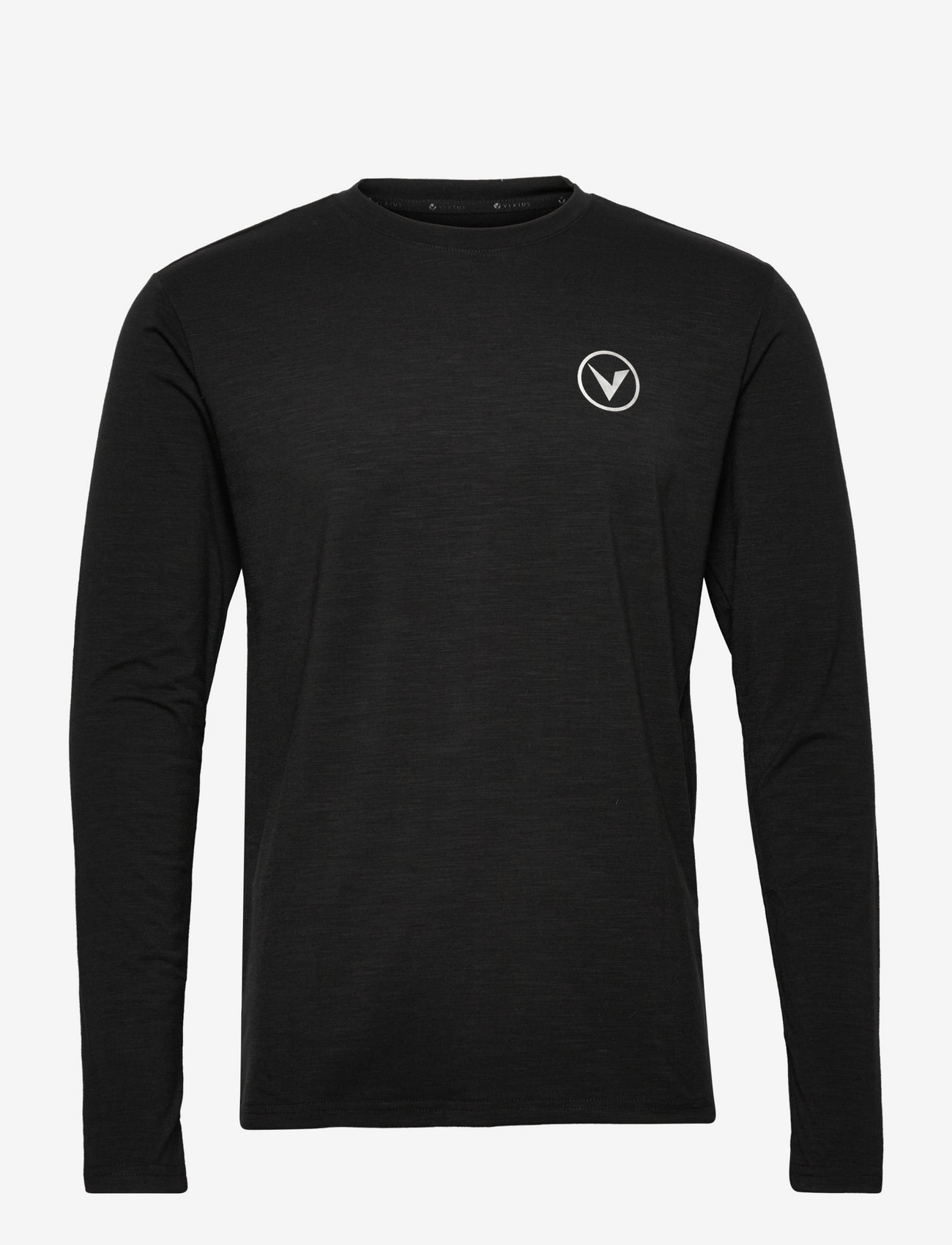 Virtus - Jokers M L/S Tee - pitkähihaiset t-paidat - black - 1