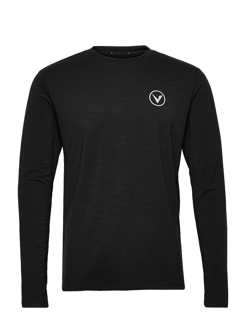 Virtus - Jokers M L/S Tee - langærmede t-shirts - black - 1