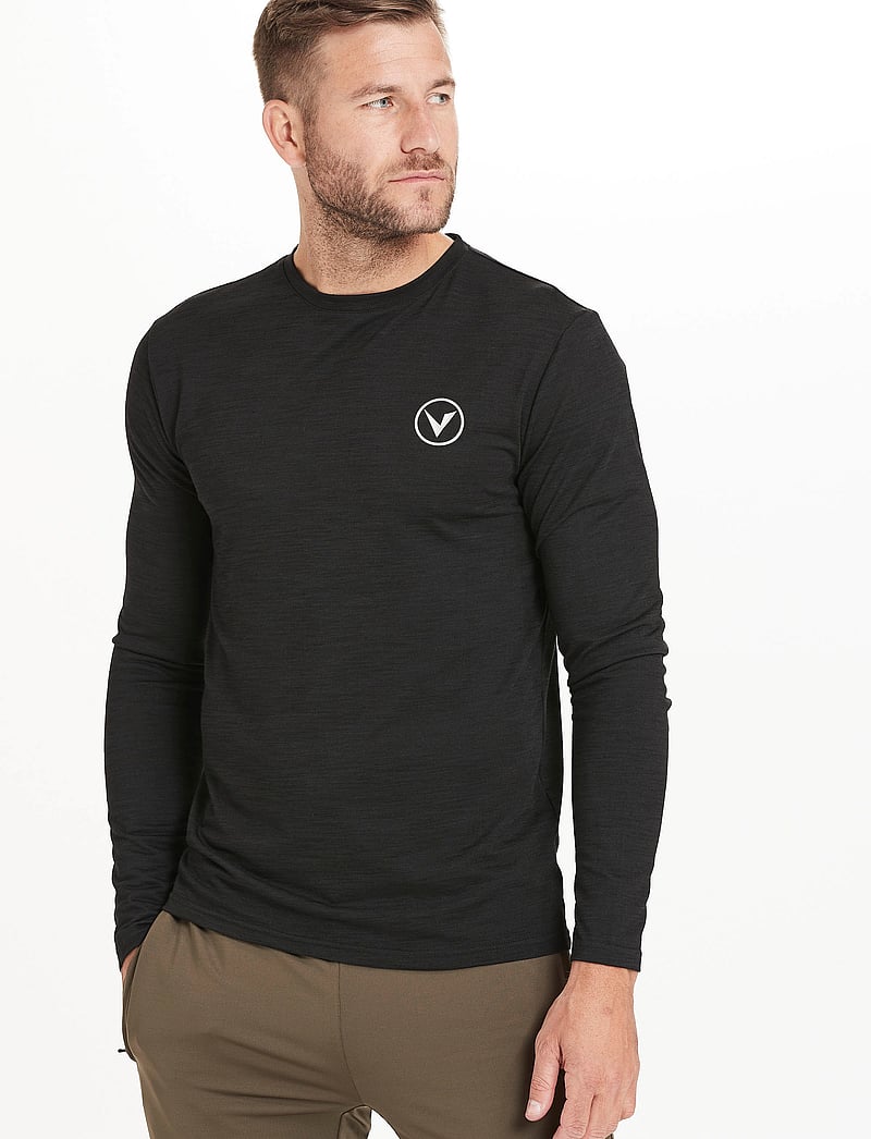 Virtus - Jokers M L/S Tee - langærmede t-shirts - black - 5