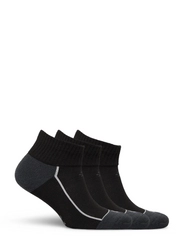 Virtus - Nolly Quarter Socks 3-Pack - de laveste prisene - 1001 black - 1