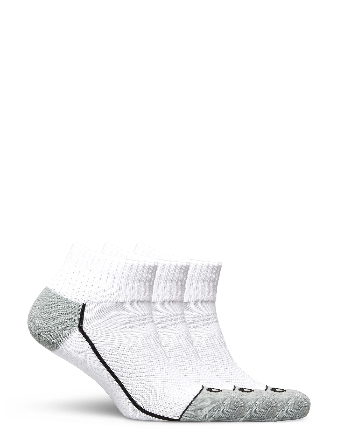 Virtus - Nolly Quarter Socks 3-Pack - lägsta priserna - 1002 white - 1
