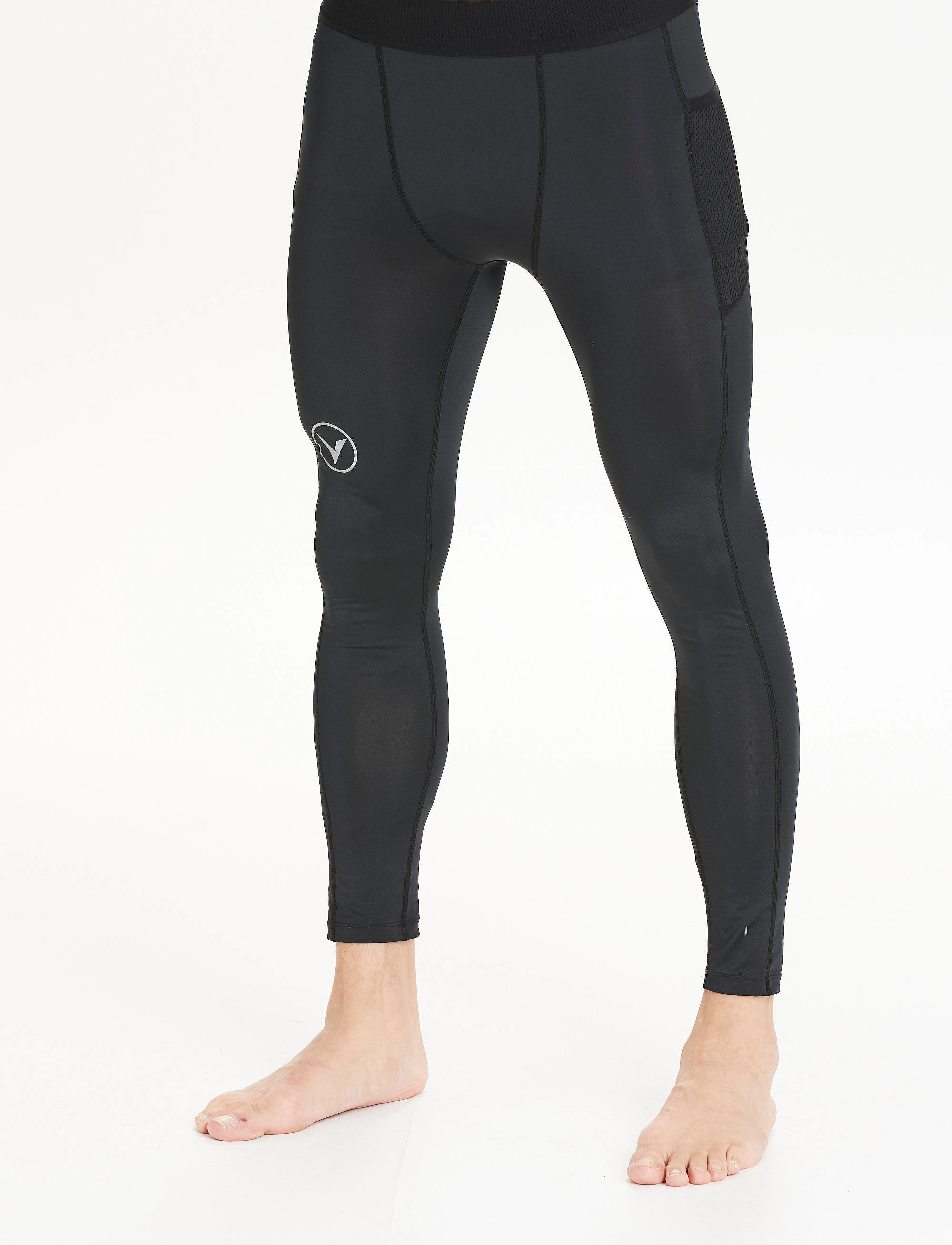 Virtus Bonder M Long Baselayer Tights W/Po, Baselayer Tights, Sort, Str: XL