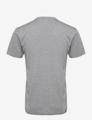 Virtus - Edwardo M S/S Logo Tee - short-sleeved t-shirts - 1038a mid grey mel. - 1
