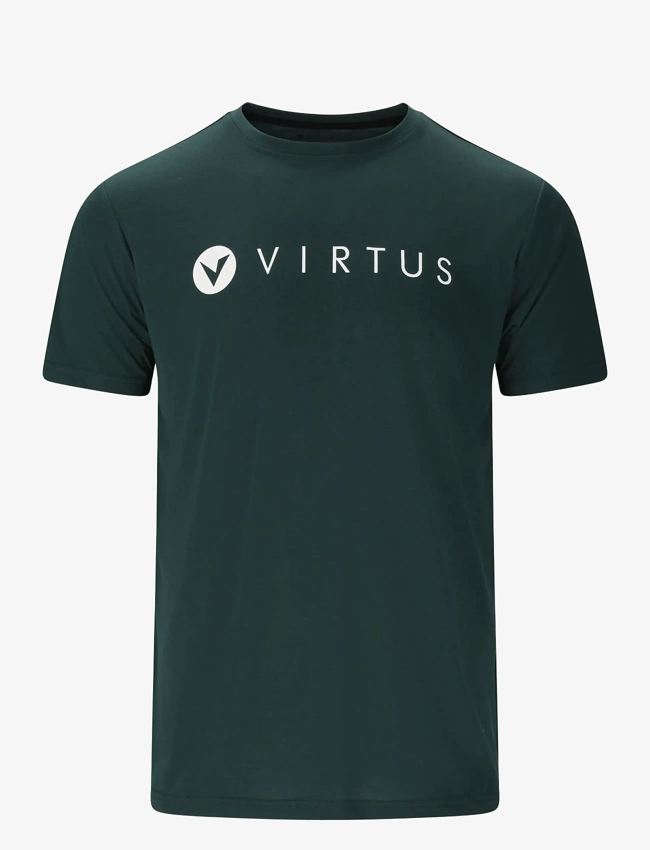 Virtus - Edwardo M S/S Logo Tee - topi un t-krekli - dusty forest - 1
