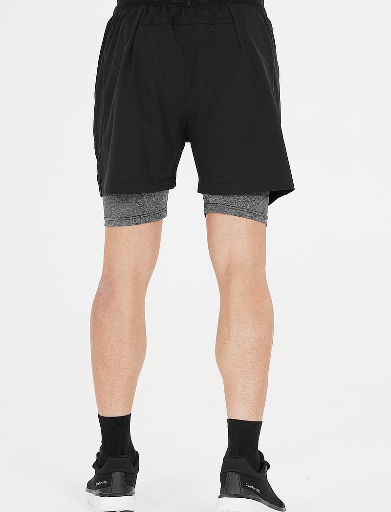 Virtus - Dylan M 2-in-1 Stretch Shorts - træningsshorts - black - 5