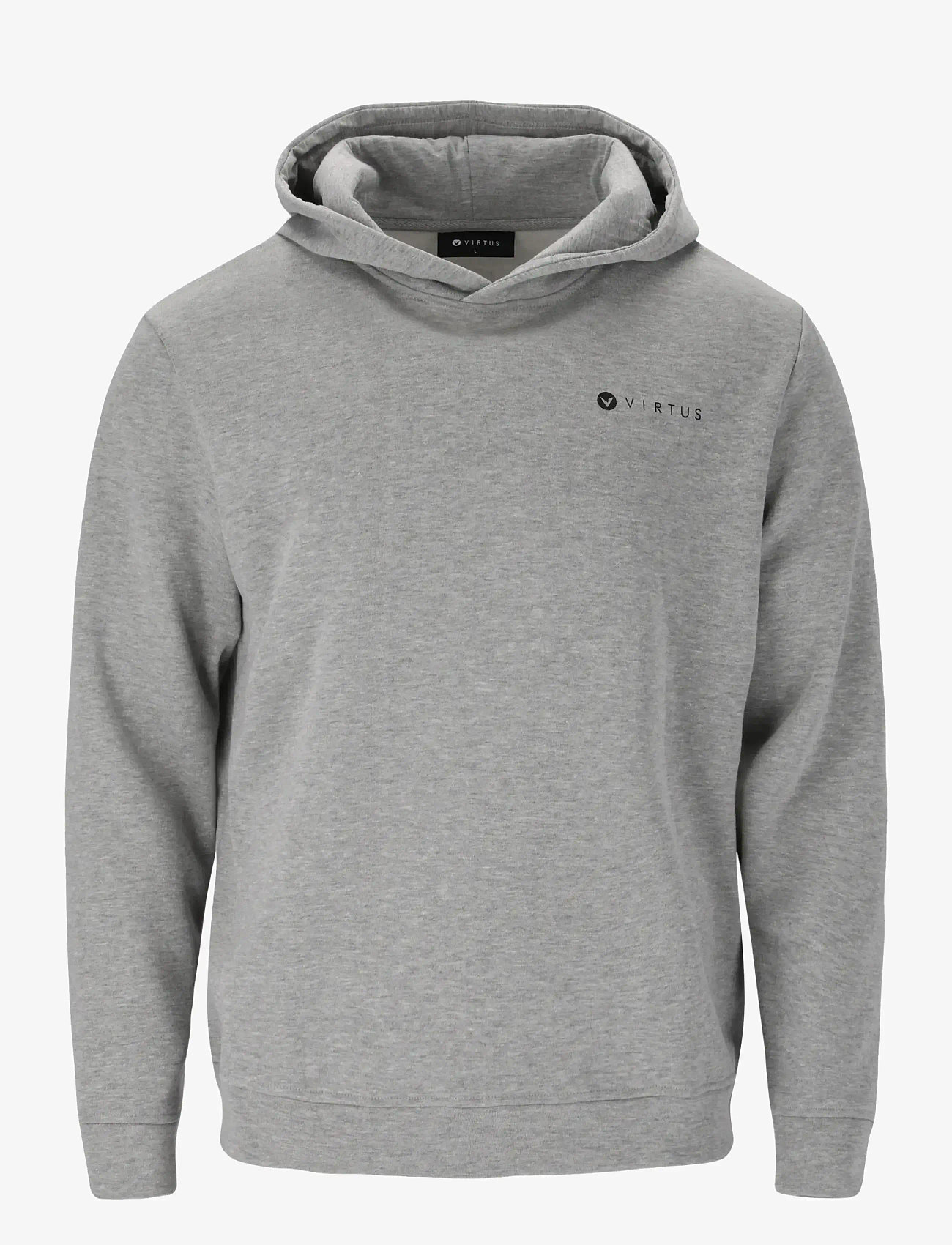 Virtus - Kritow M Hoody - kapuutsiga dressipluusid - light grey melange - 1