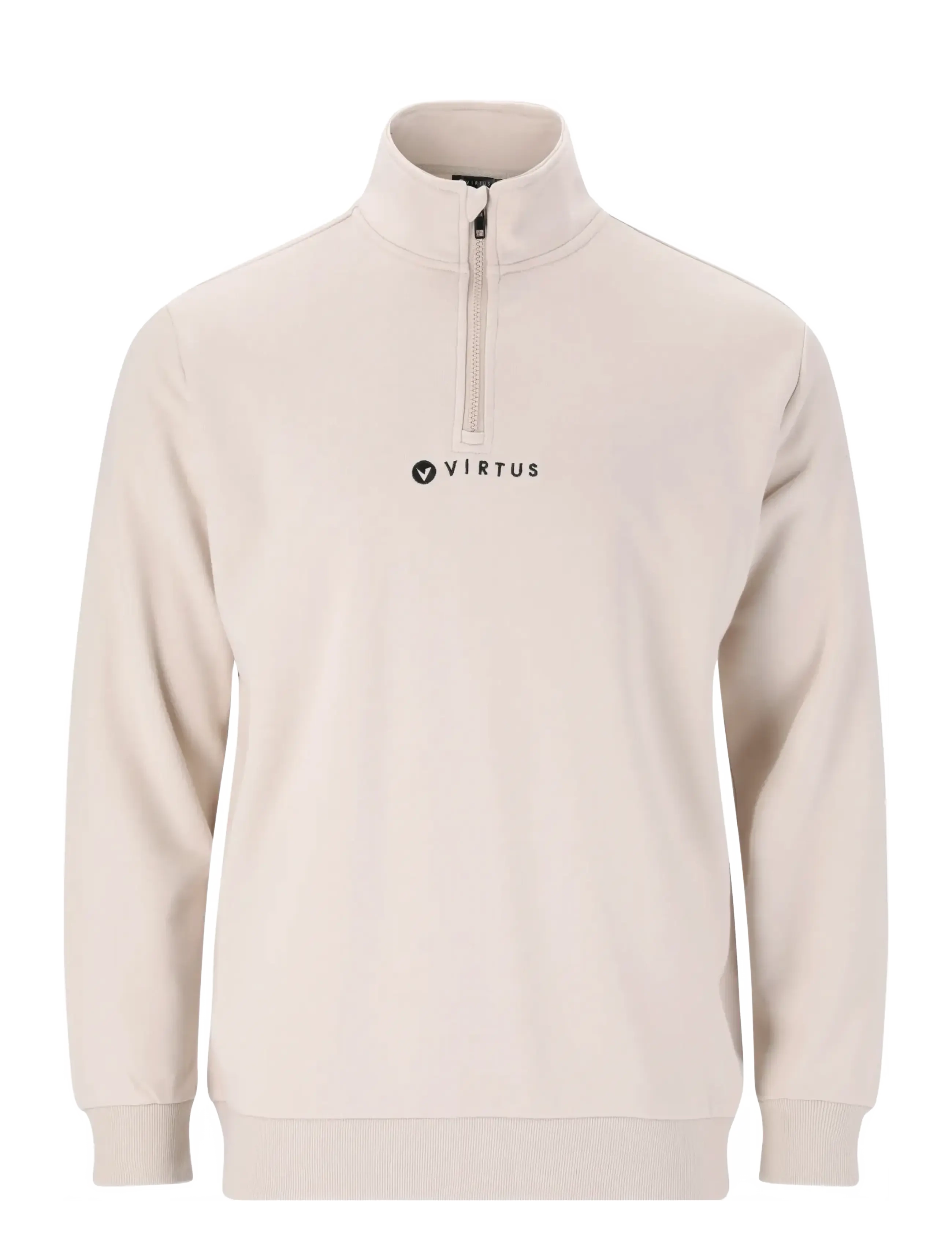Virtus Hotown M Half Zip - Kleidung - MOONBEAM / cream