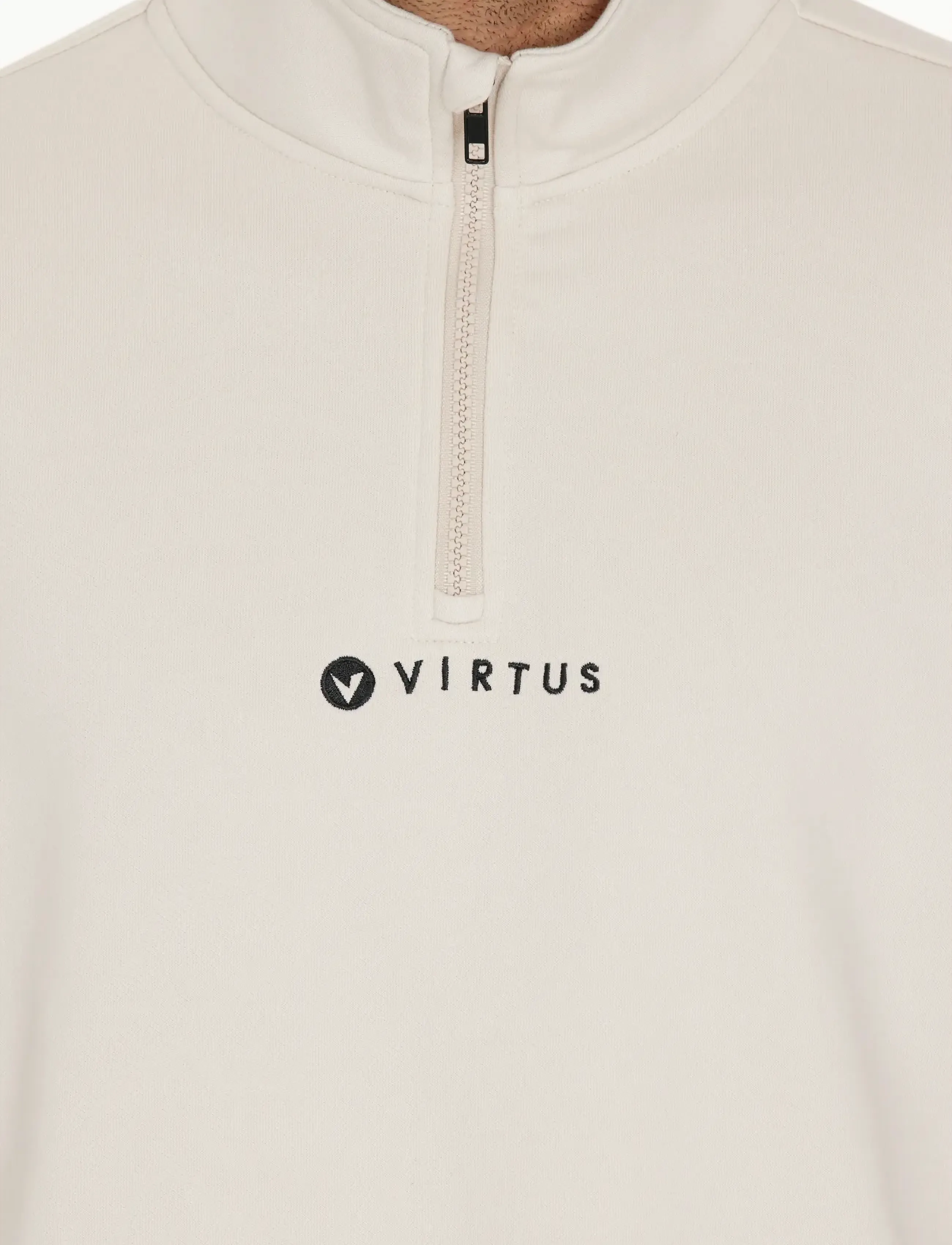 Virtus - Hotown M Half Zip - fleece - moonbeam - 5