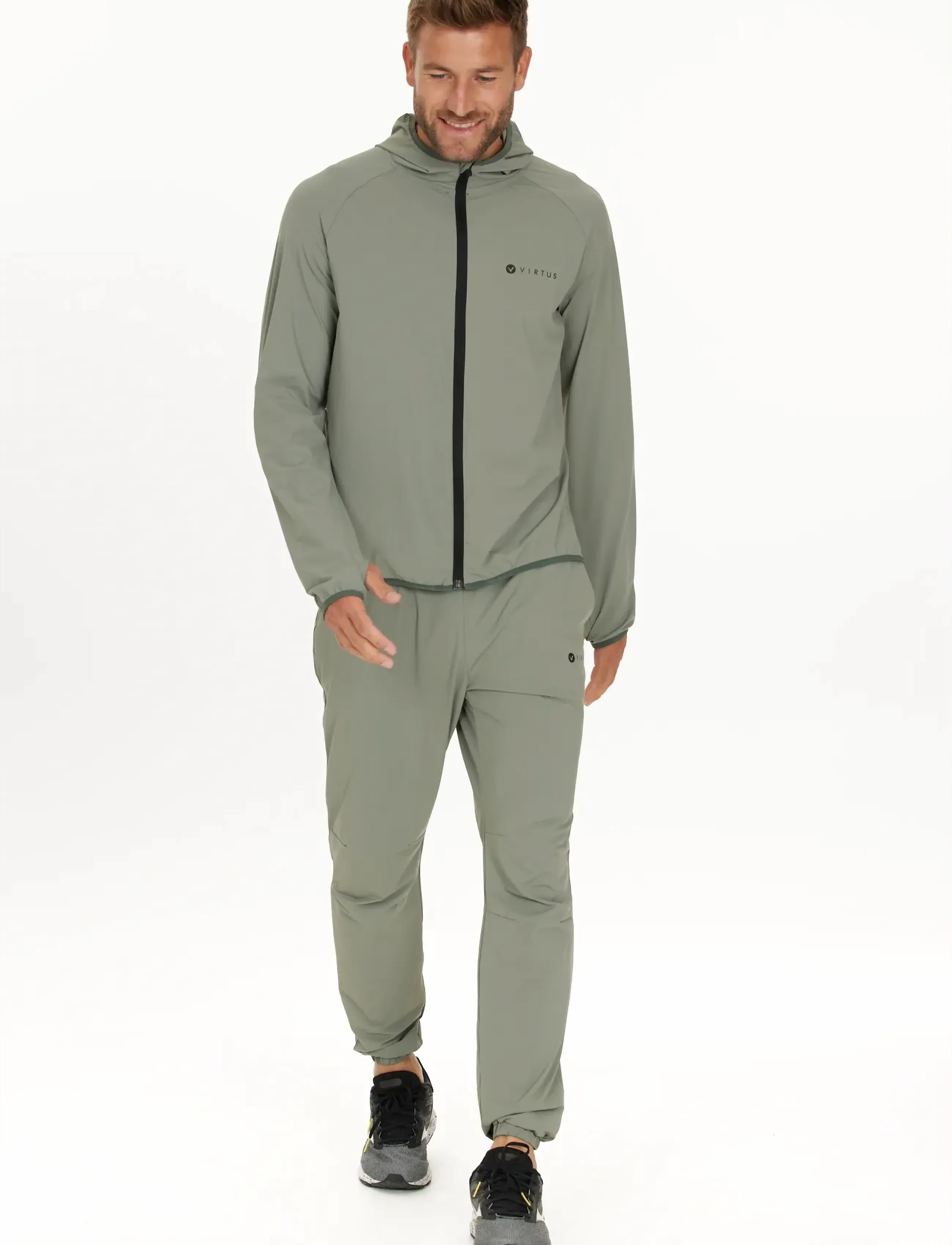 Virtus Smith M Hyperstretch Jacket, S, Green, Sport Jackets > Sport Training Jackets, Herre